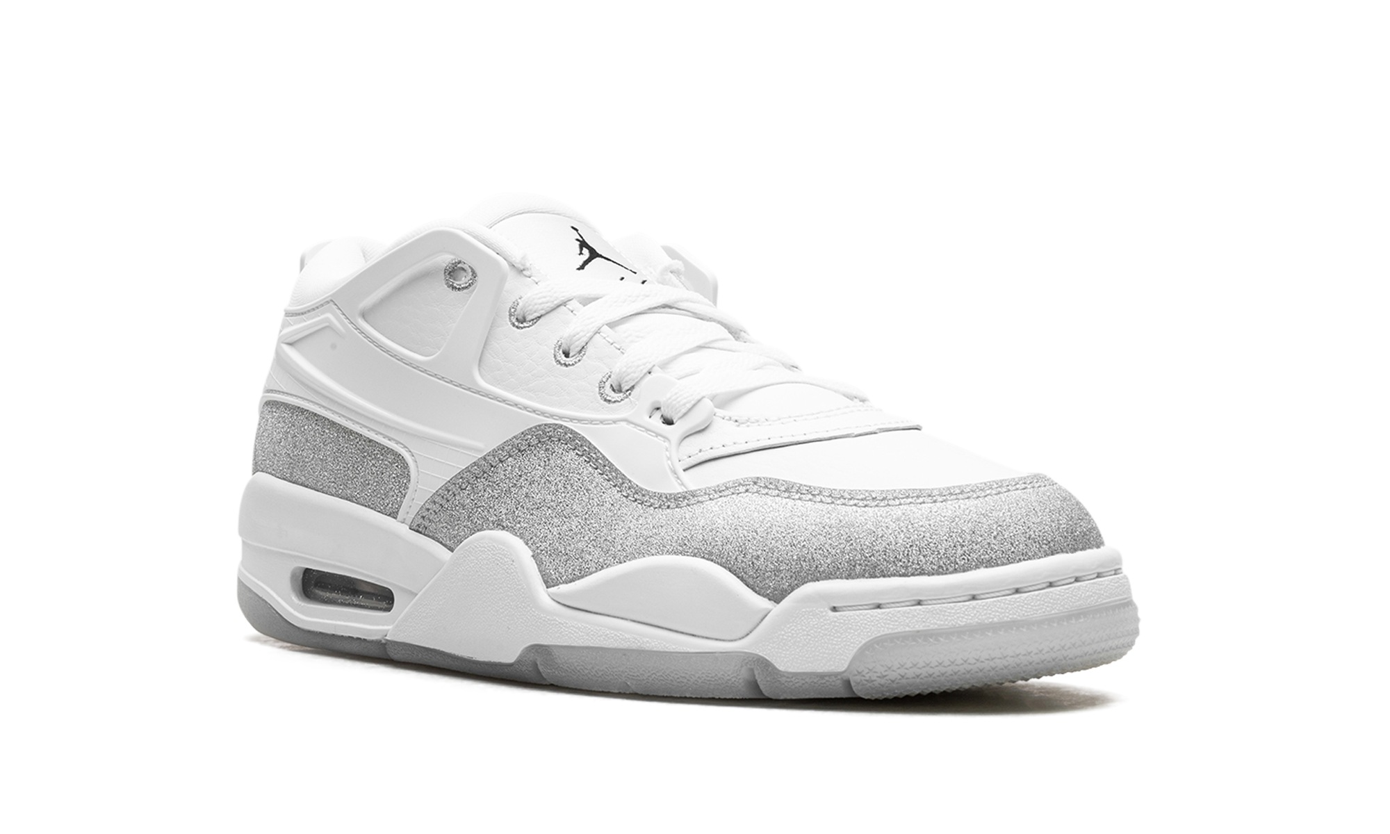 jordan 4 rm white metallic silver women s+HQ3441-111+diagnol right view