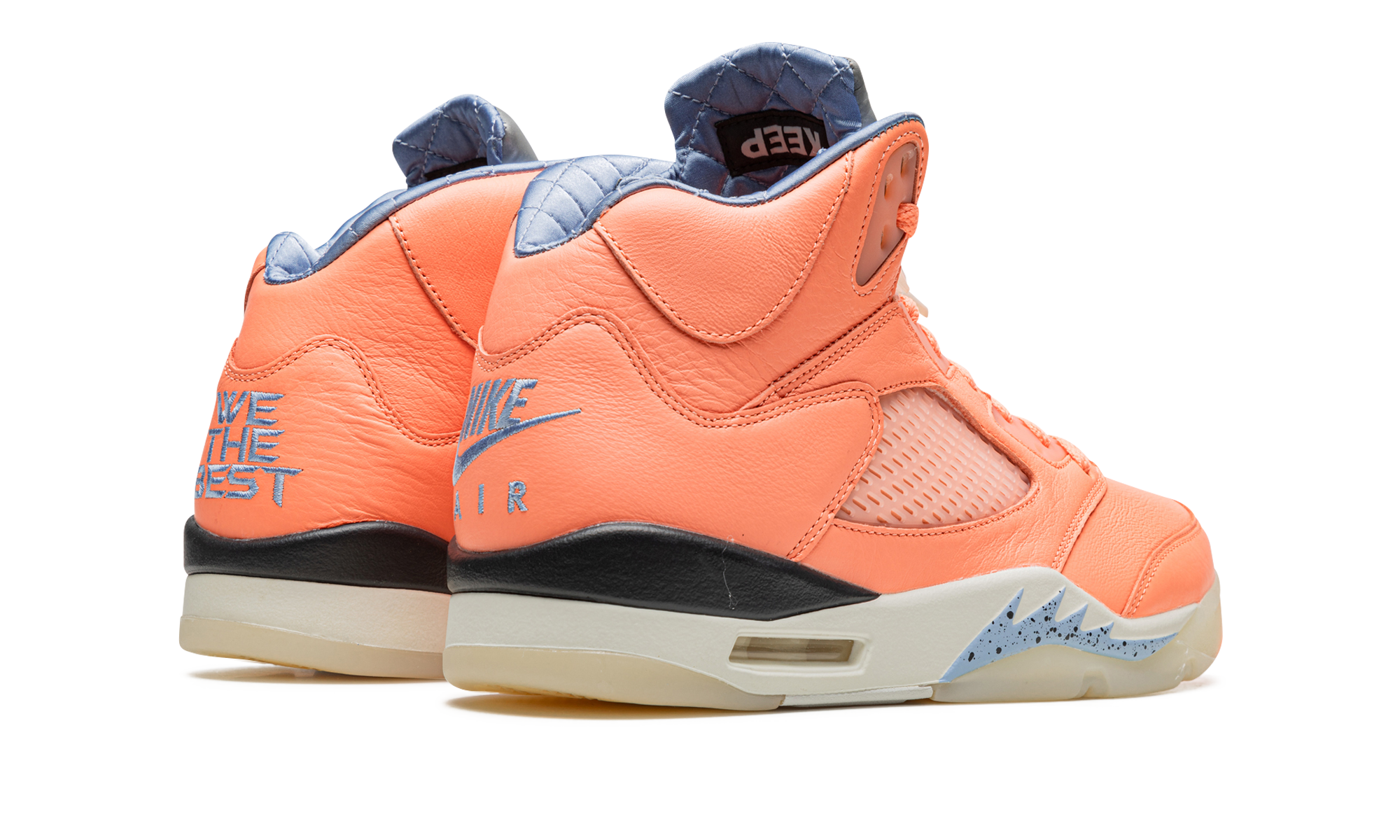 jordan 5 retro dj khaled we the best crimson bliss+DV4982-641+diagnol right behind view