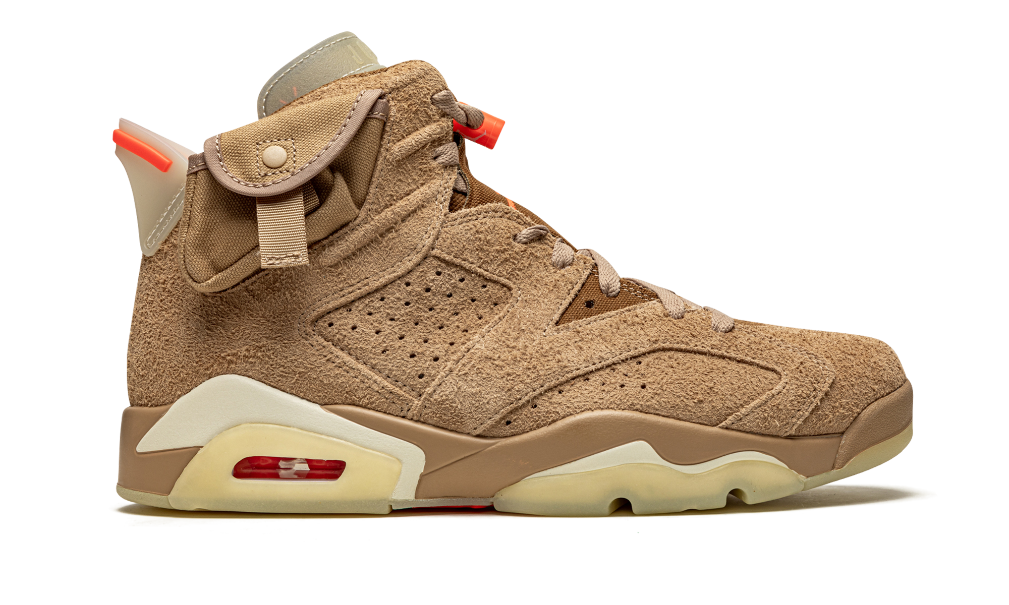 jordan 6 retro travis scott british khaki+DH0690-200+right view