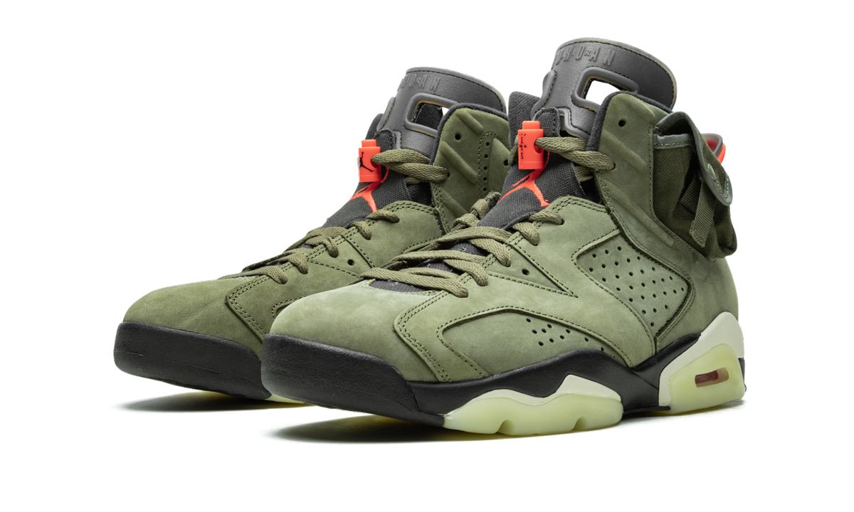 air jordan 6 retro travis scott+CN1084-200+diagnol left view