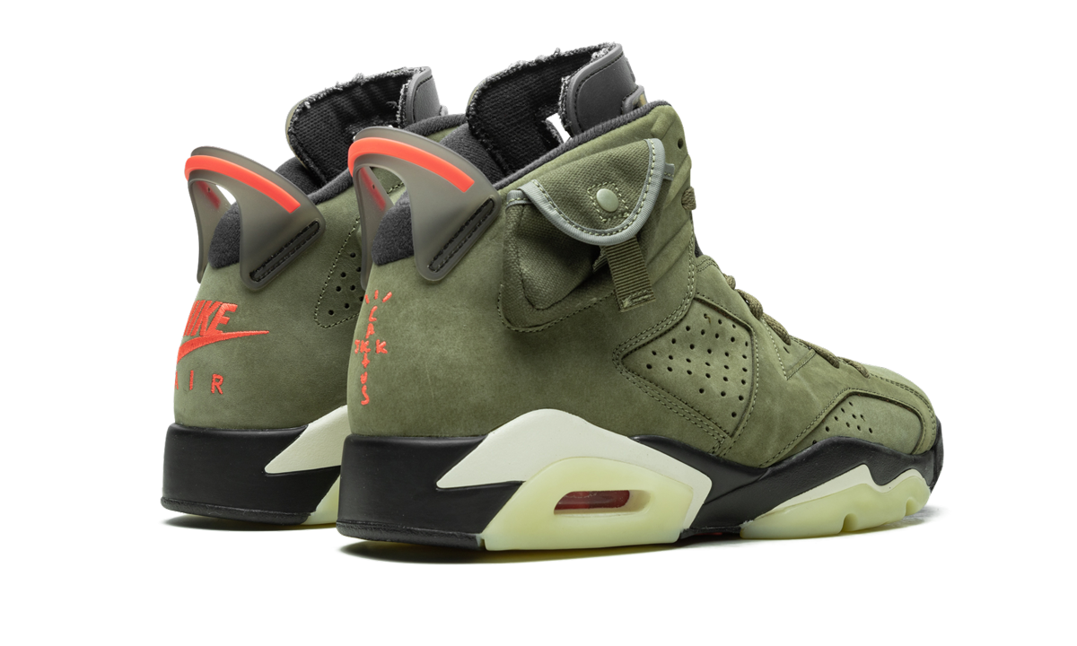 air jordan 6 retro travis scott+CN1084-200+diagnol right behind view