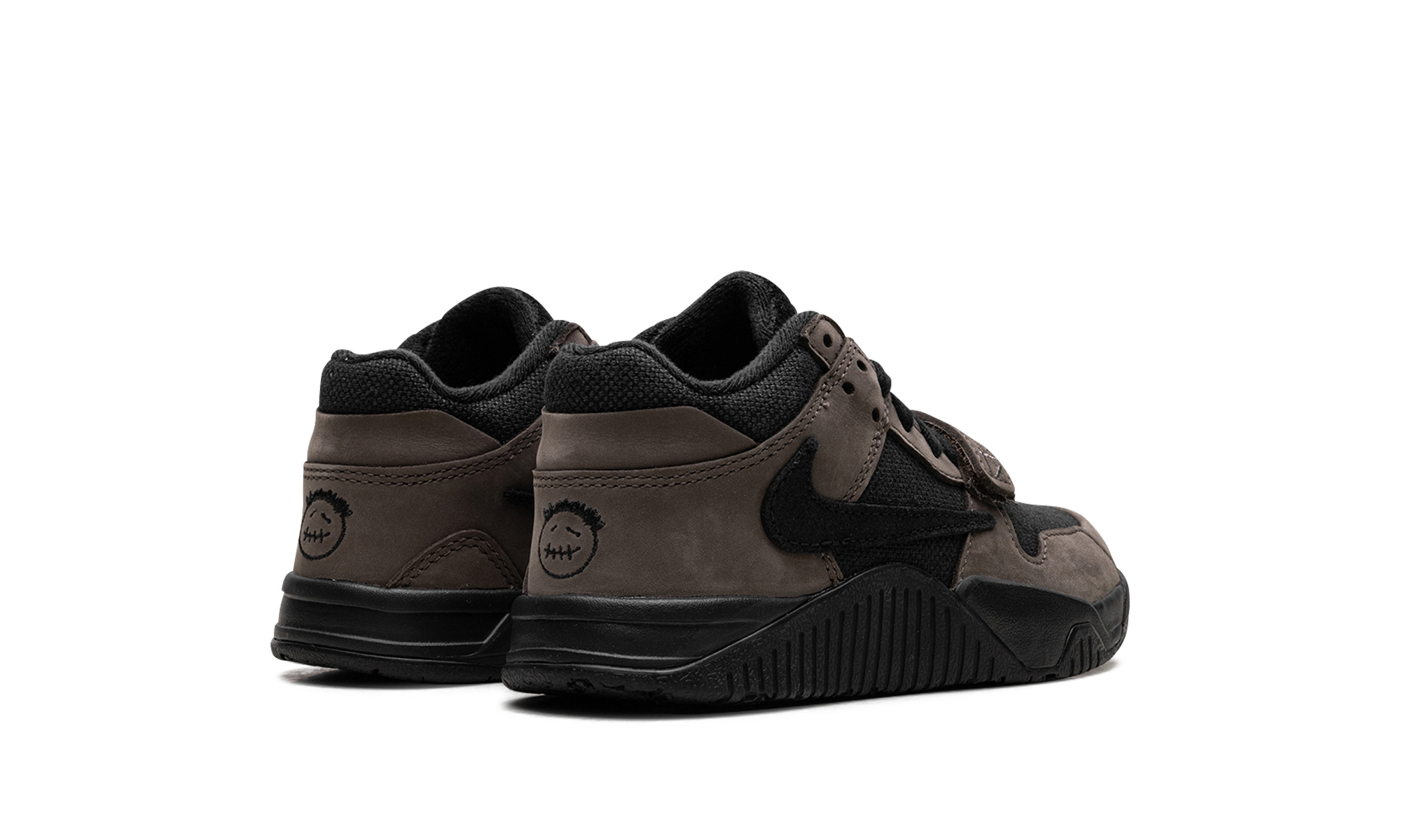 jordan jumpman jack tr travis scott dark mocha ps+FJ2851-204+diagnol right behind view