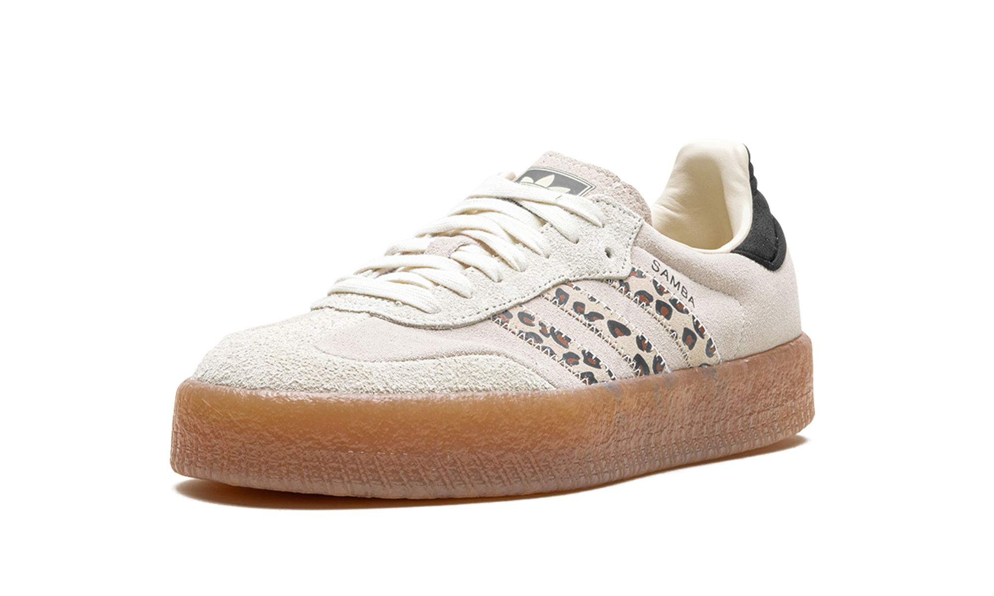 adidas sambae leopard off white women s+JI4226+left diagnol single view