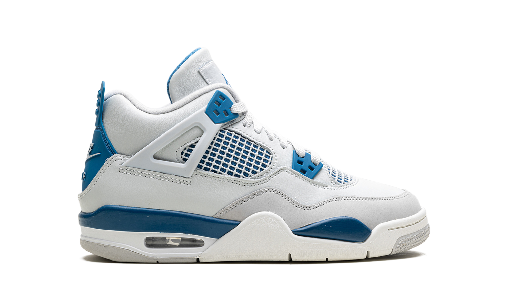 jordan 4 retro military blue 2024 gs+HF4281-141+right view