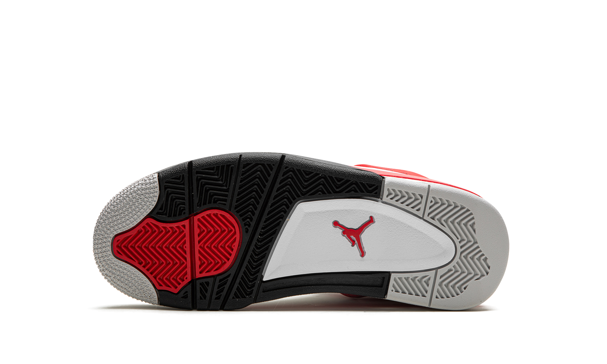 jordan 4 retro red cement gs+408452-161+bottom view