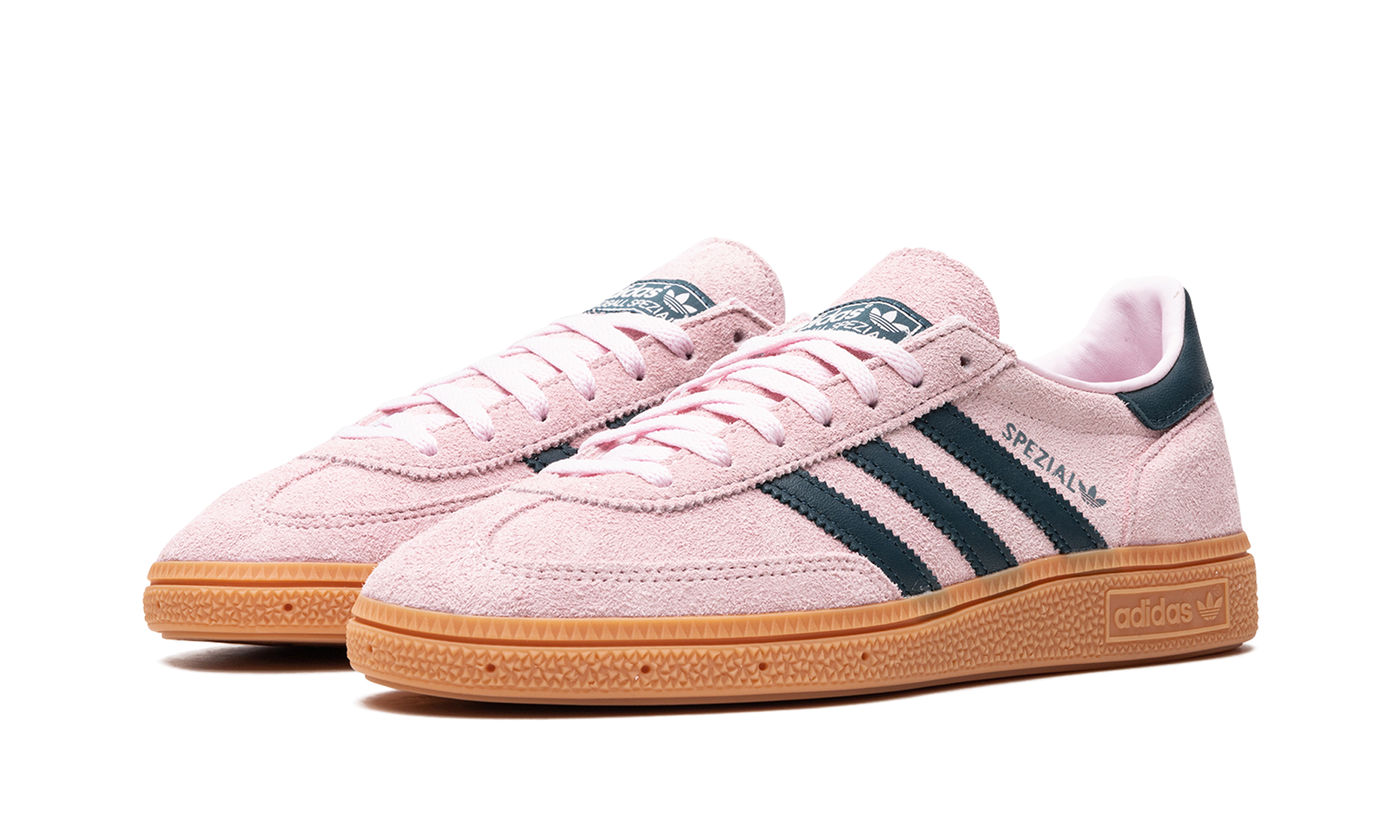 adidas handball spezial clear pink arctic night women s+IF6561+diagnol left view