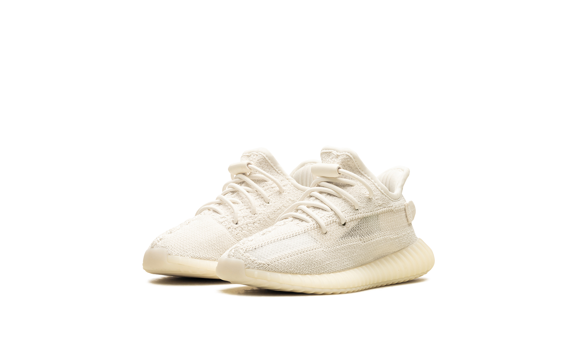 adidas yeezy boost 350 v2 bone infants+ID4814+diagnol left view