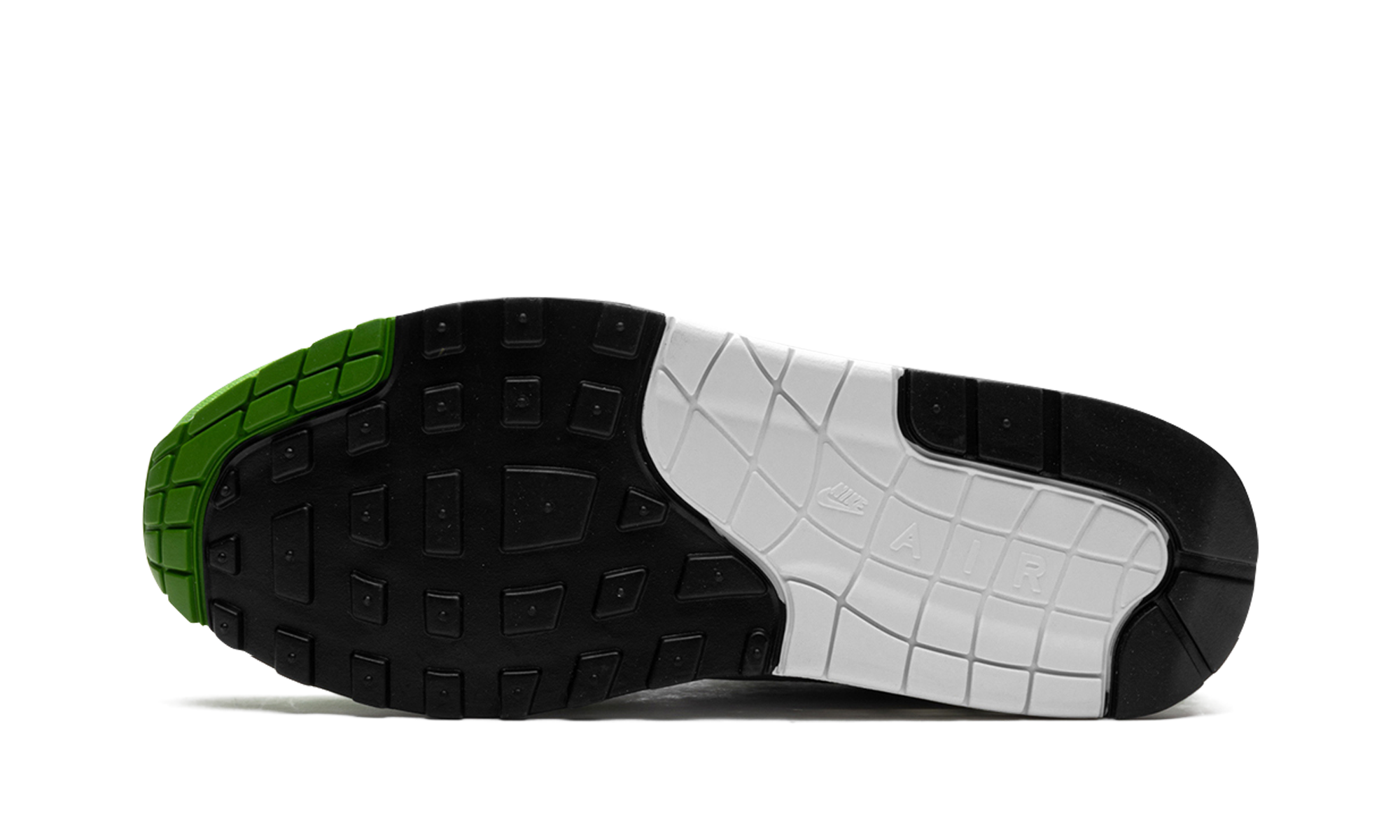 nike air max 1 patta 20th anniversary chlorophyll+HF1012-300+left diagnol single view