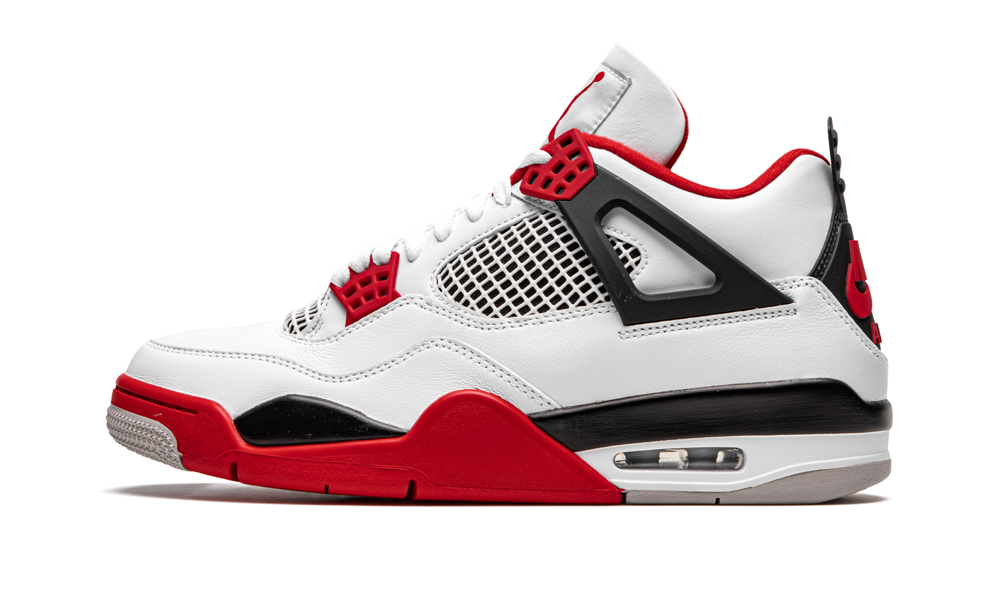 jordan 4 retro fire red 2020+DC7770-160+diagnol right view 1