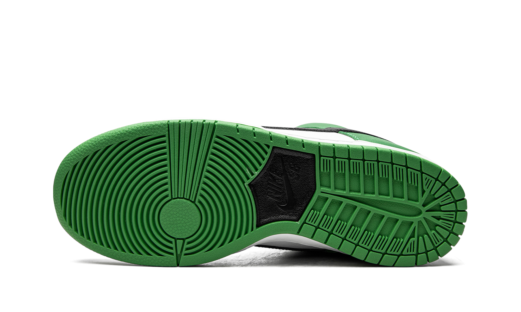 nike sb dunk low classic green+BQ6817-302+bottom view