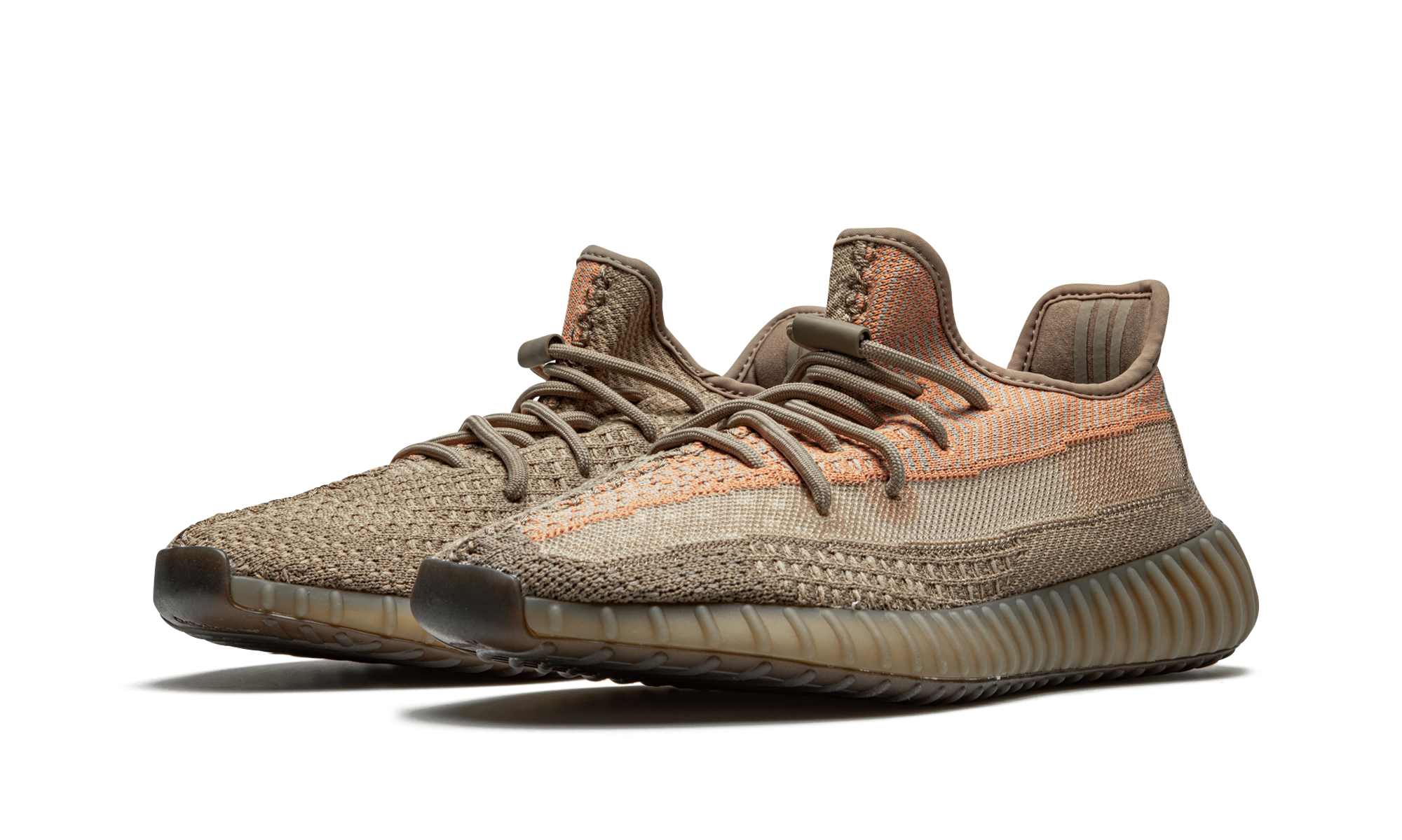 adidas yeezy boost 350 v2 sand taupe+FZ5240+diagnol left view