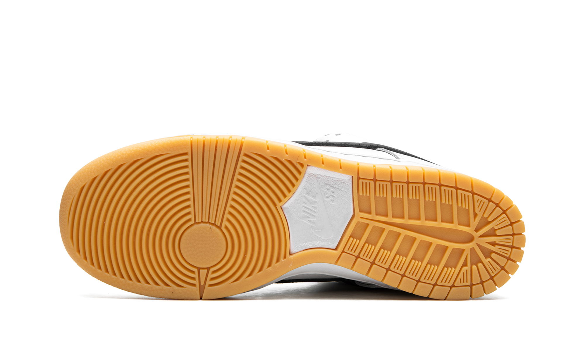 nike sb dunk low pro white gum+CD2563-101+bottom view