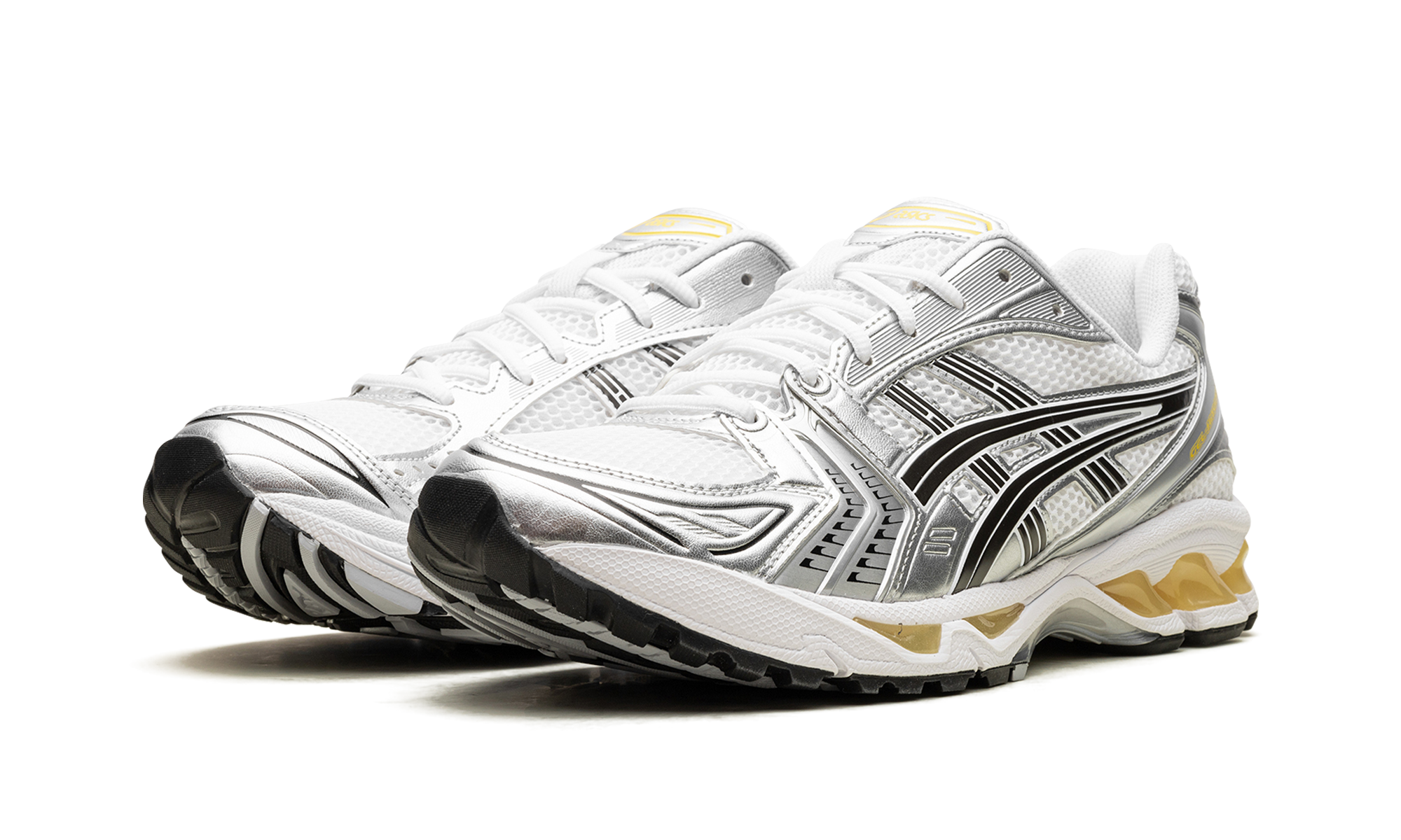 asics gel kayano 14 tai chi yellow+1203A537-101+diagnol left view
