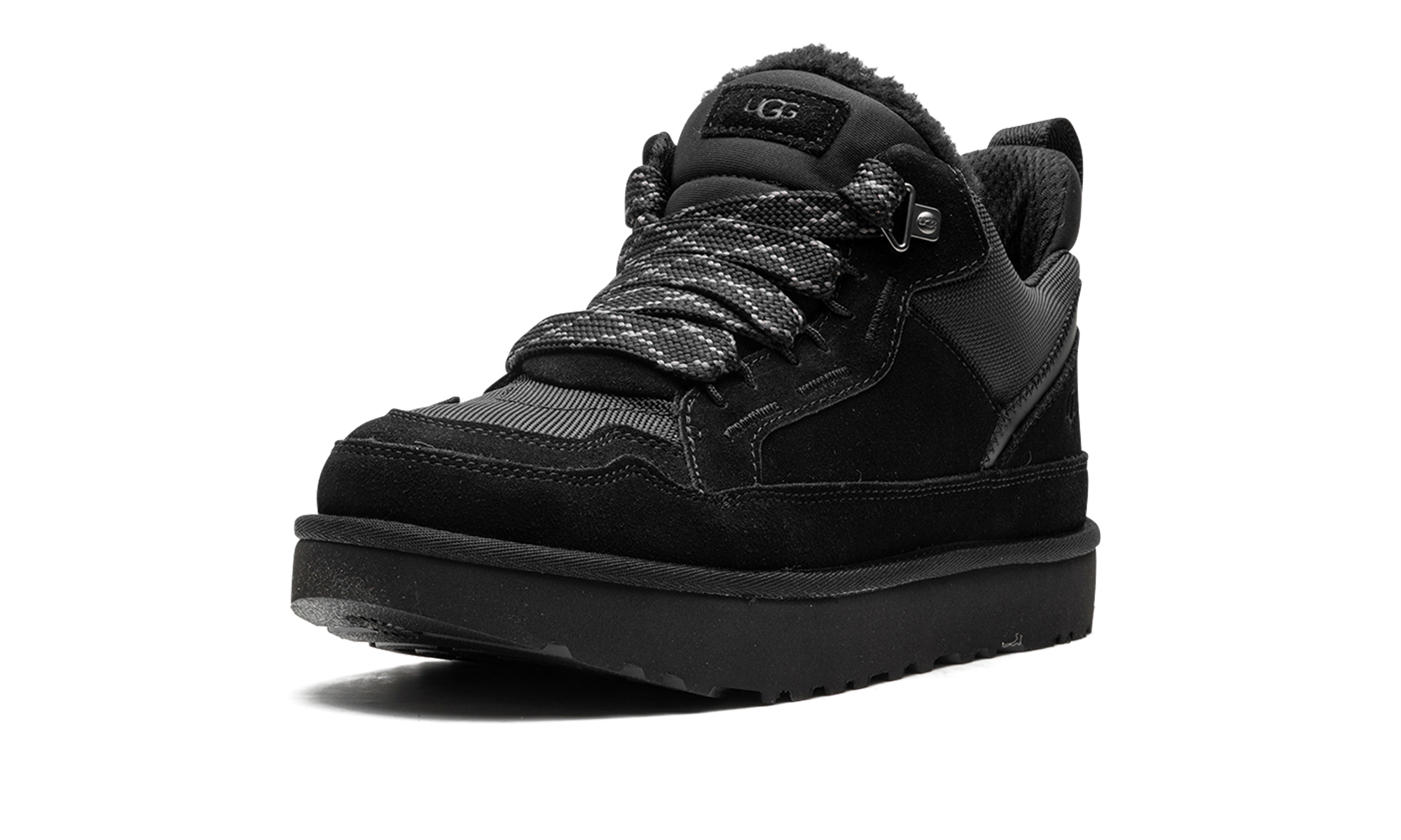 ugg lowmel black+1170750-BLK+left diagnol single view