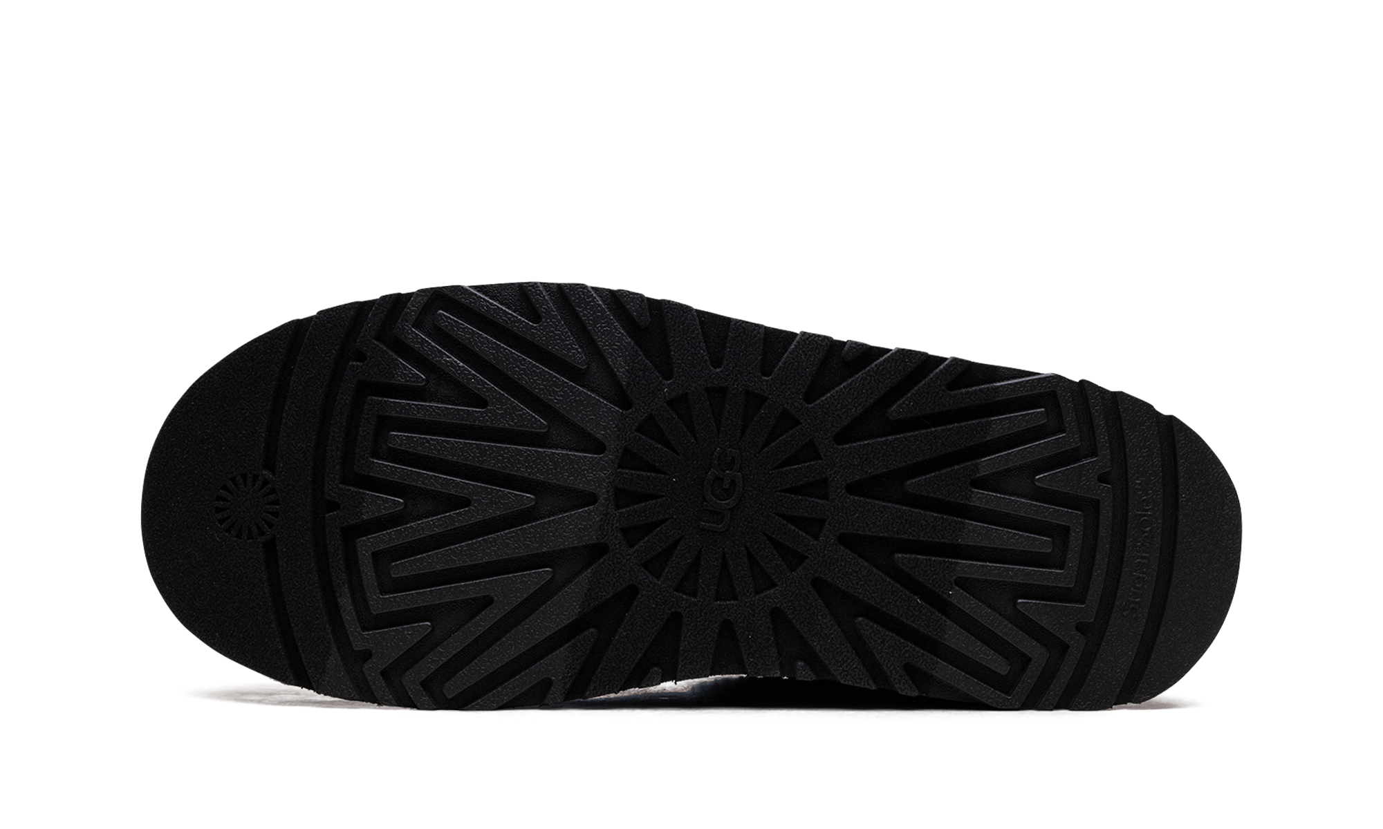 ugg tazz maxi tasman slipper black women s+1140430-BLK+bottom view