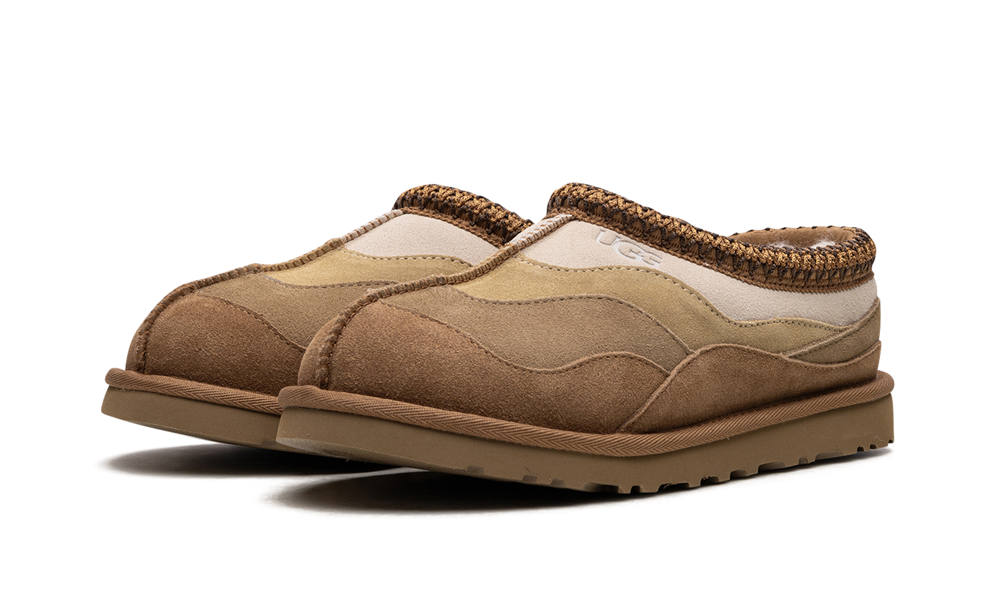 ugg tasman slipper shoe palace painted hills chestnut+1157090-CHE+diagnol left view