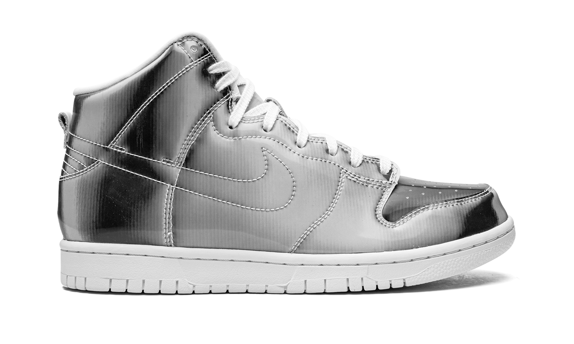 nike dunk high clot metallic silver+DH4444-900+right view