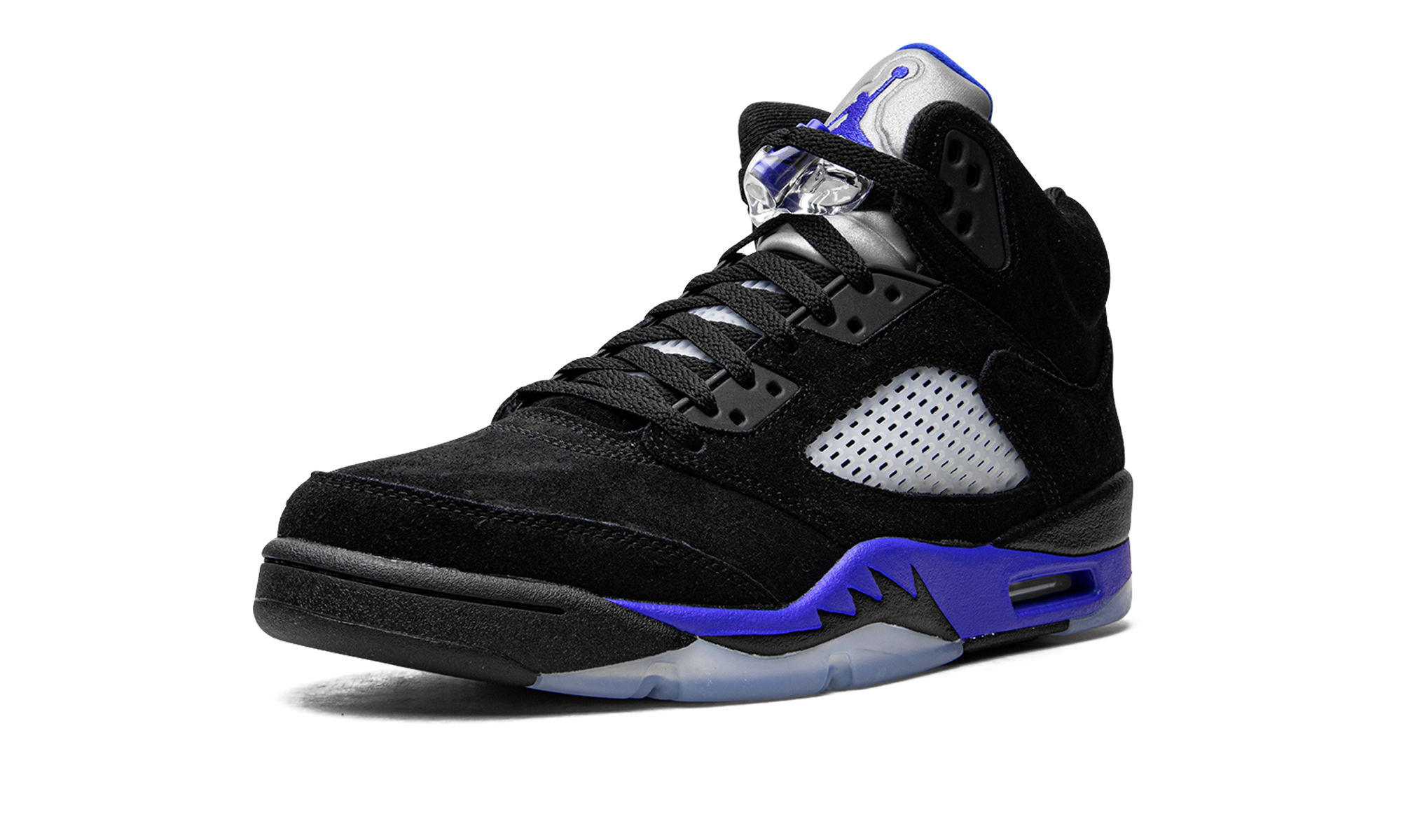 jordan 5 retro racer blue+CT4838-004+left diagnol single view