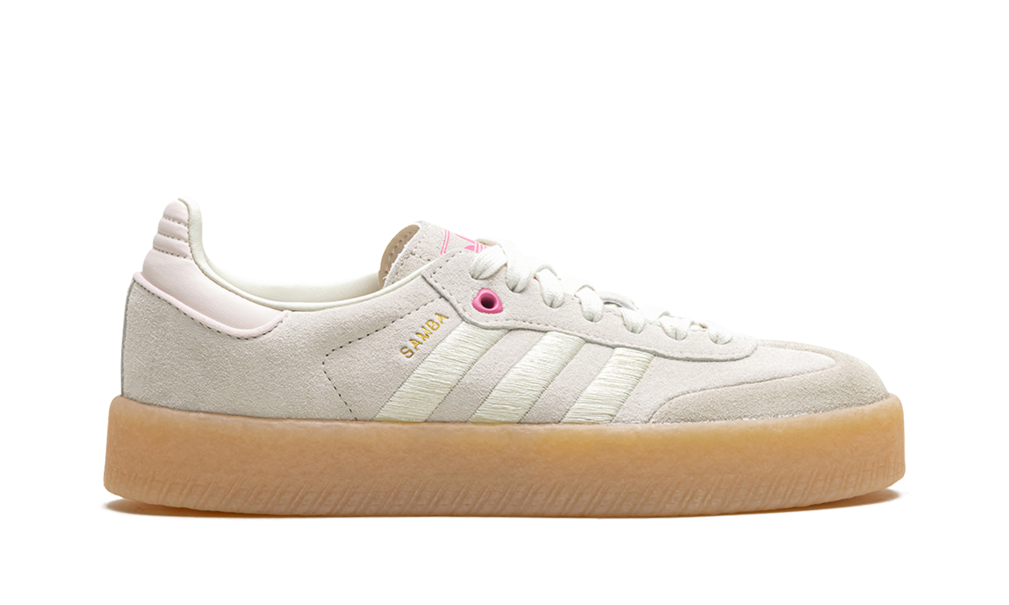 adidas sambae ivory pink fusion women s+ID1104+right view