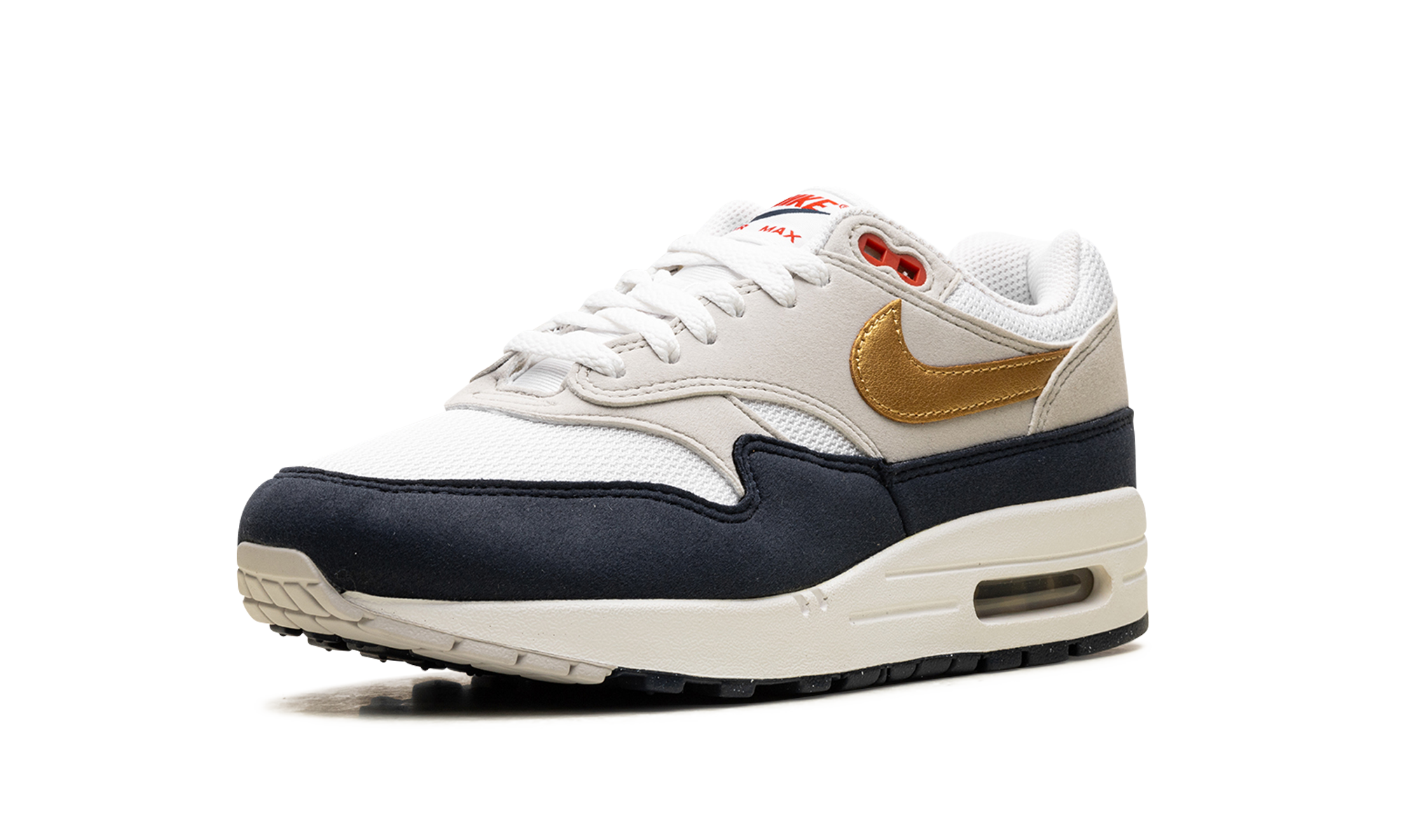 nike air max 1 olympic+HM9604-400+left diagnol single view