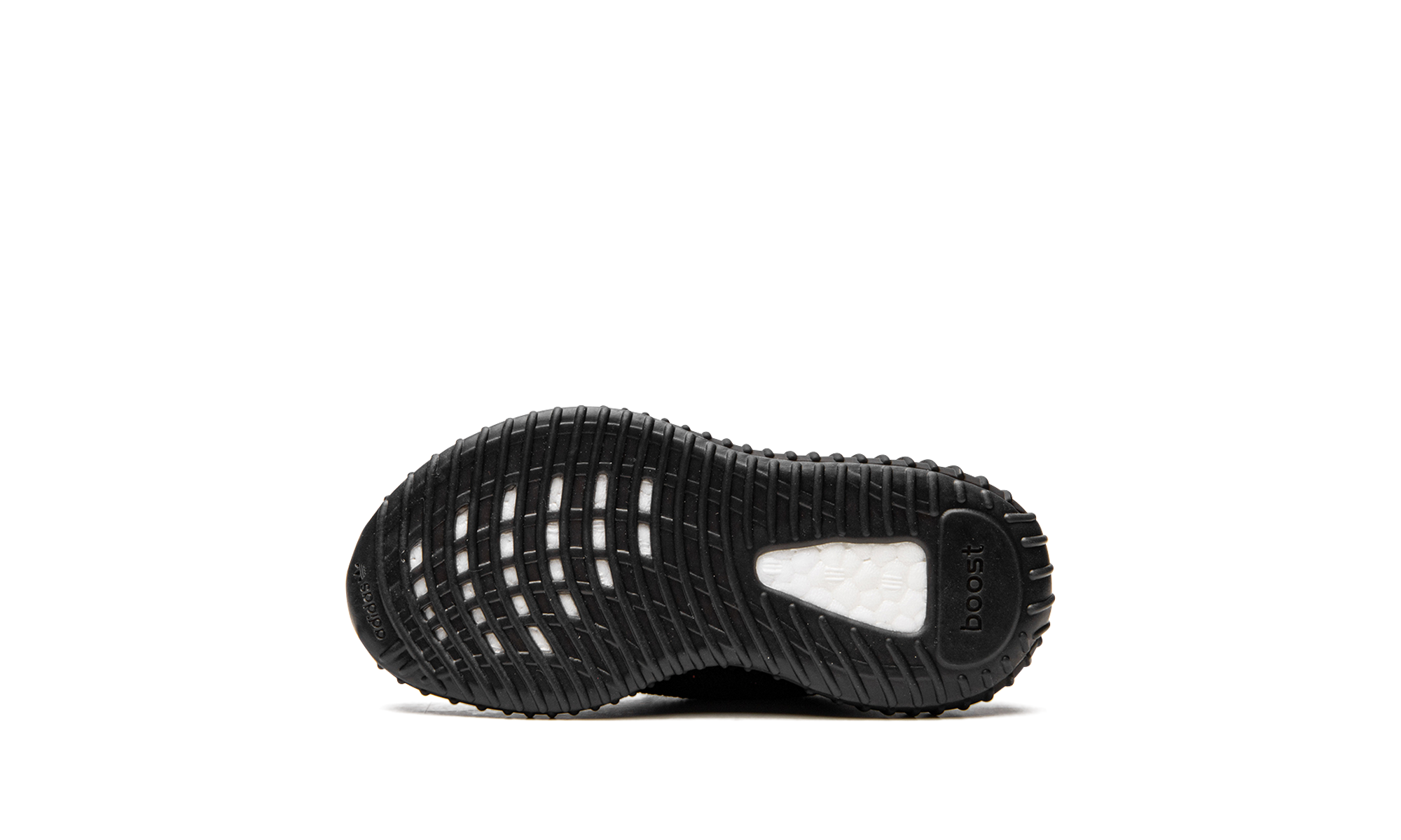 adidas yeezy boost 350 v2 core black red infants+HP6587+bottom view