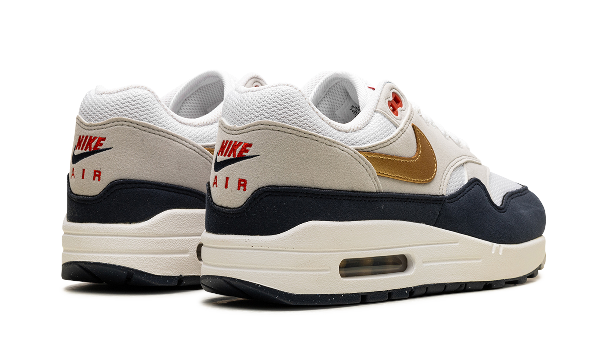 nike air max 1 olympic+HM9604-400+diagnol right behind view
