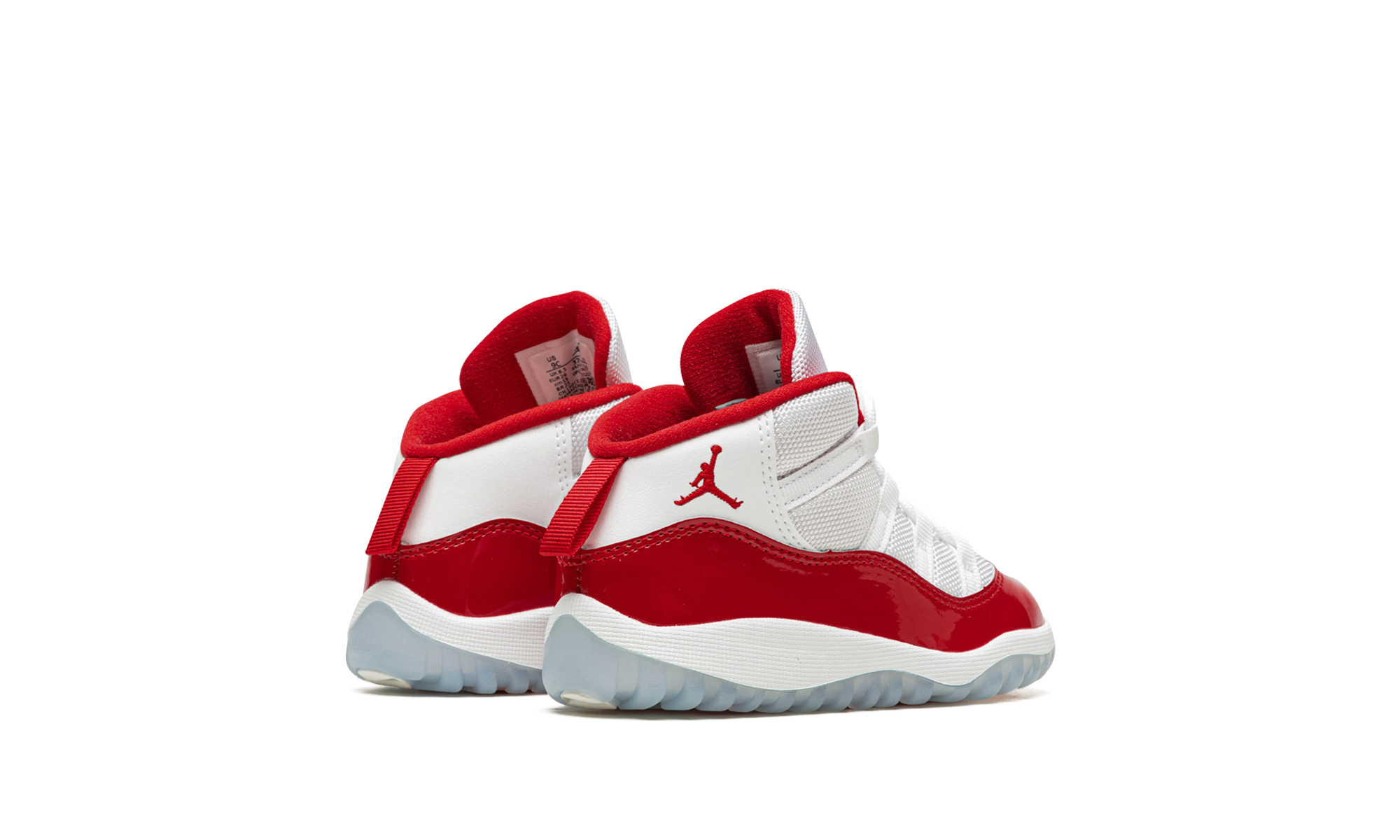 jordan 11 retro cherry 2022 td+378040-116+diagnol right behind view