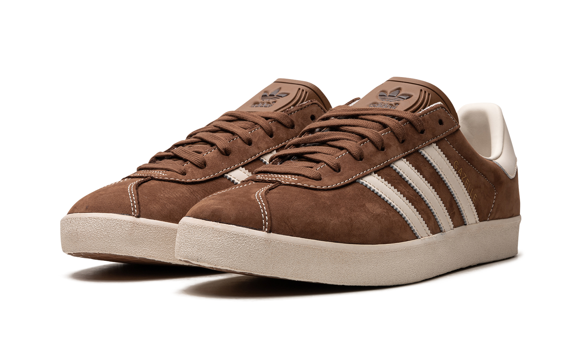 adidas gazelle 85 preloved brown+IG5005+diagnol left view