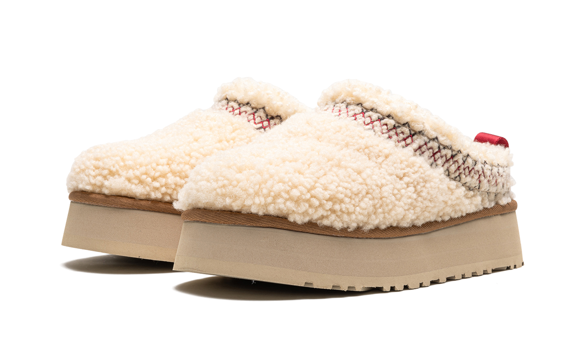 ugg tazz slipper heritage braid natural women s+1143976-NAT+diagnol left view