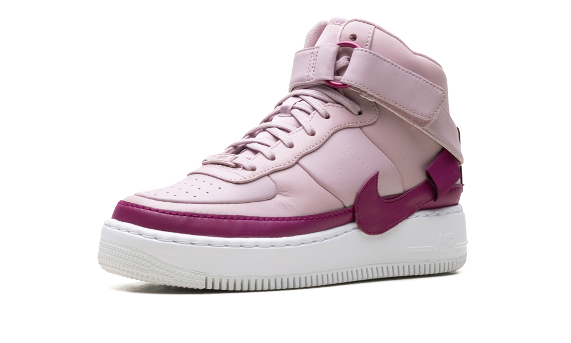 nike air force 1 jester high xx plum chalk true berry women s+AR0625-501+left diagnol single view