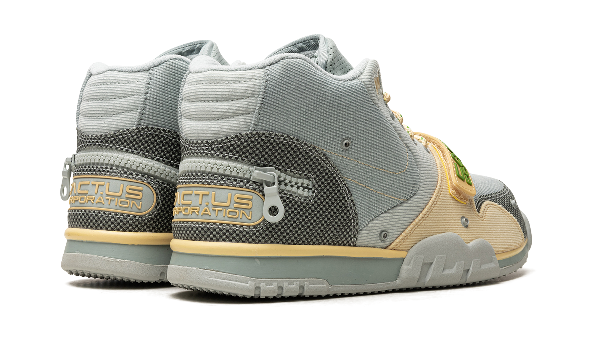 nike air trainer 1 sp travis scott grey haze+DR7515-001+diagnol right view 5