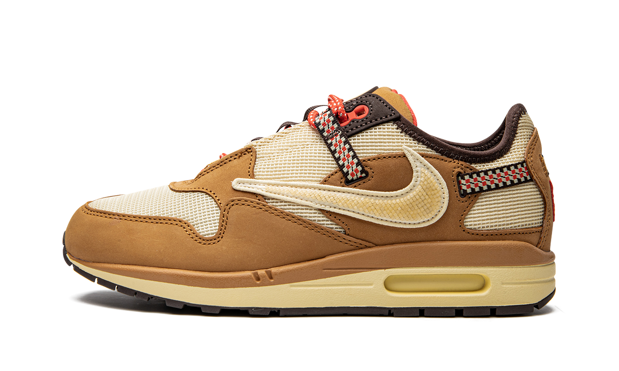 nike air max 1 travis scott cactus jack wheat lemon drop+DO9392-701+diagnol right view 1