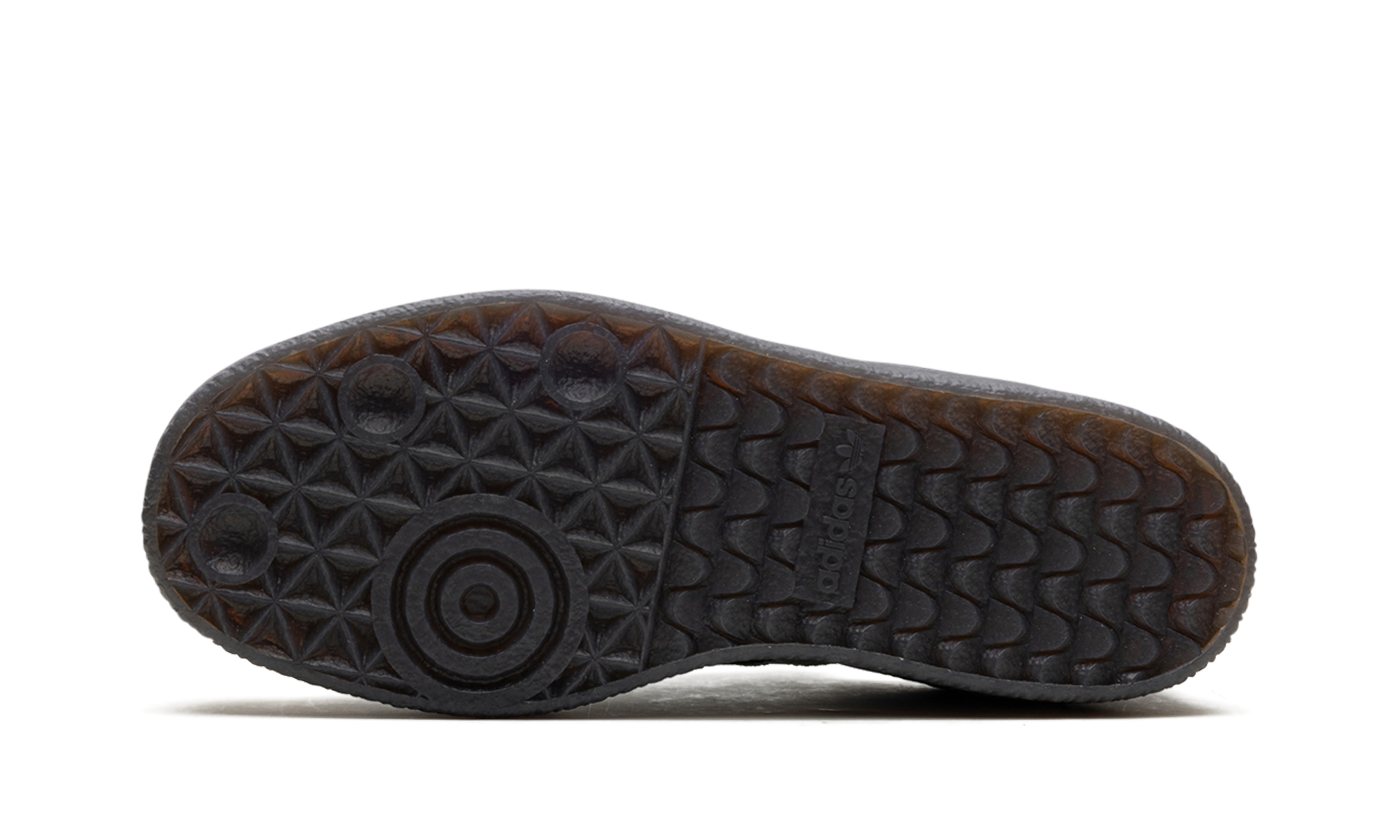 adidas sambae core black haze green women s+IE9110+bottom view