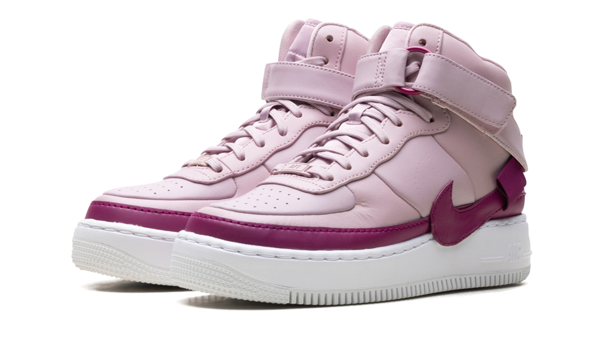nike air force 1 jester high xx plum chalk true berry women s+AR0625-501+diagnol left view