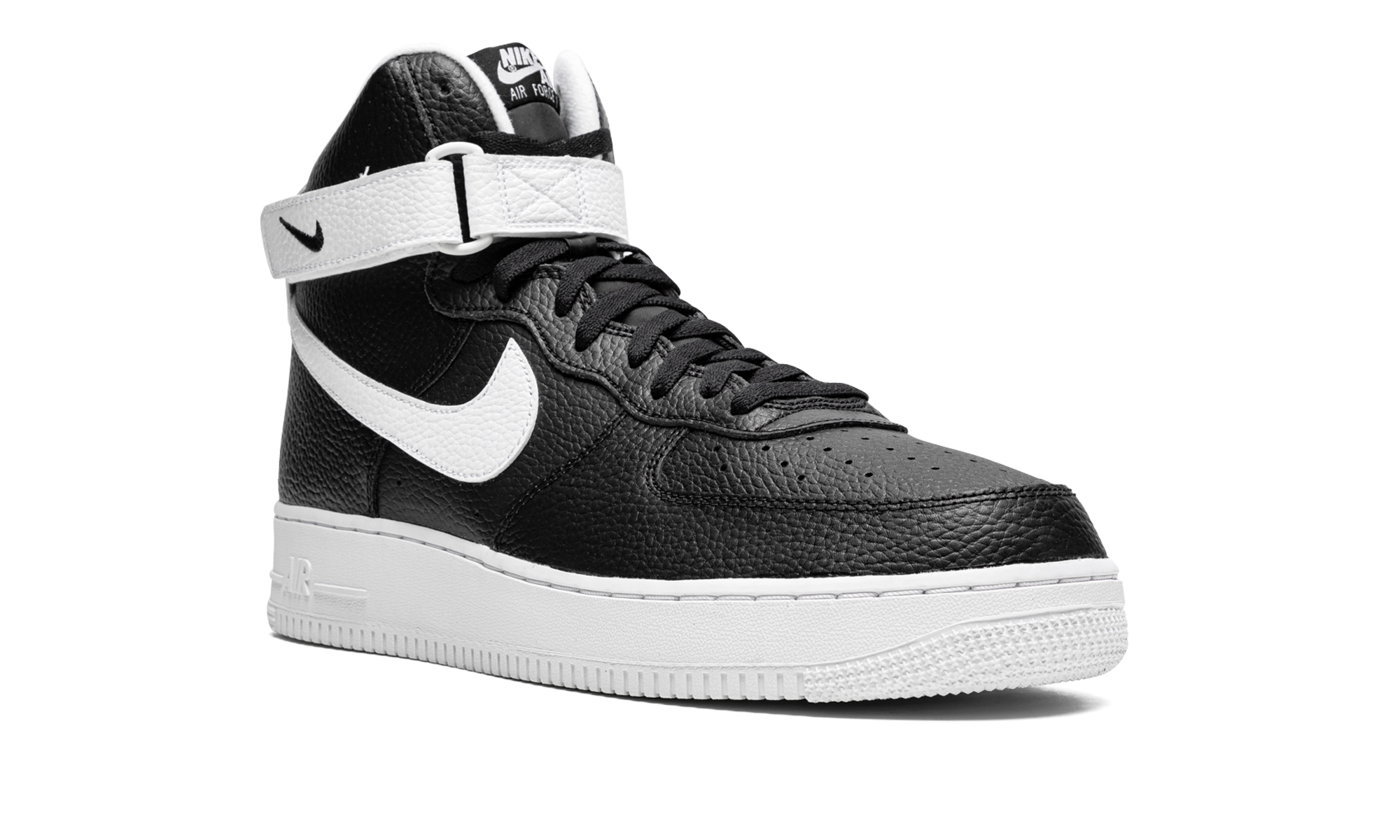 nike air force 1 high 07 black white+CT2303-002+diagnol right view