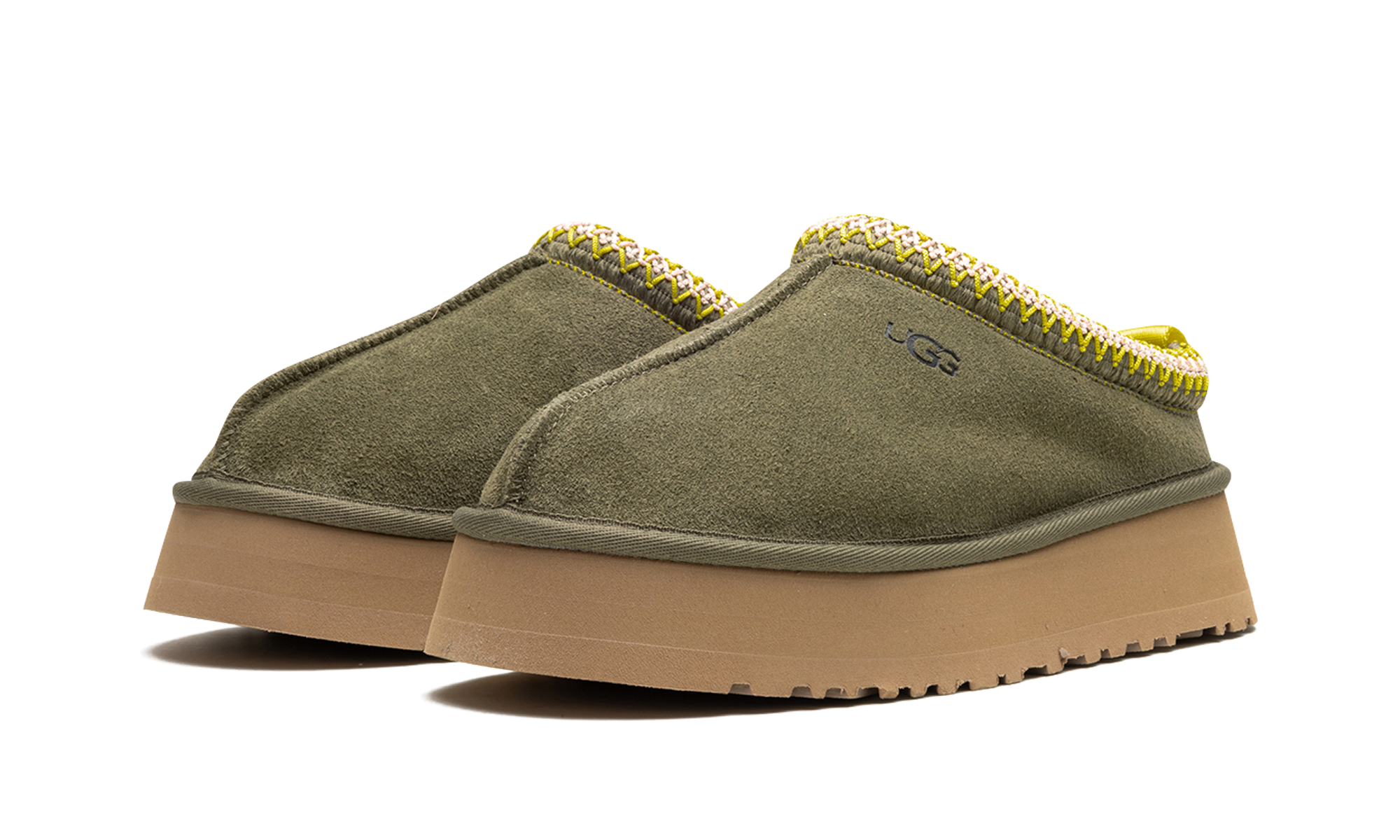 ugg tazz slipper burnt olive women s+1122553-BTOL+diagnol left view