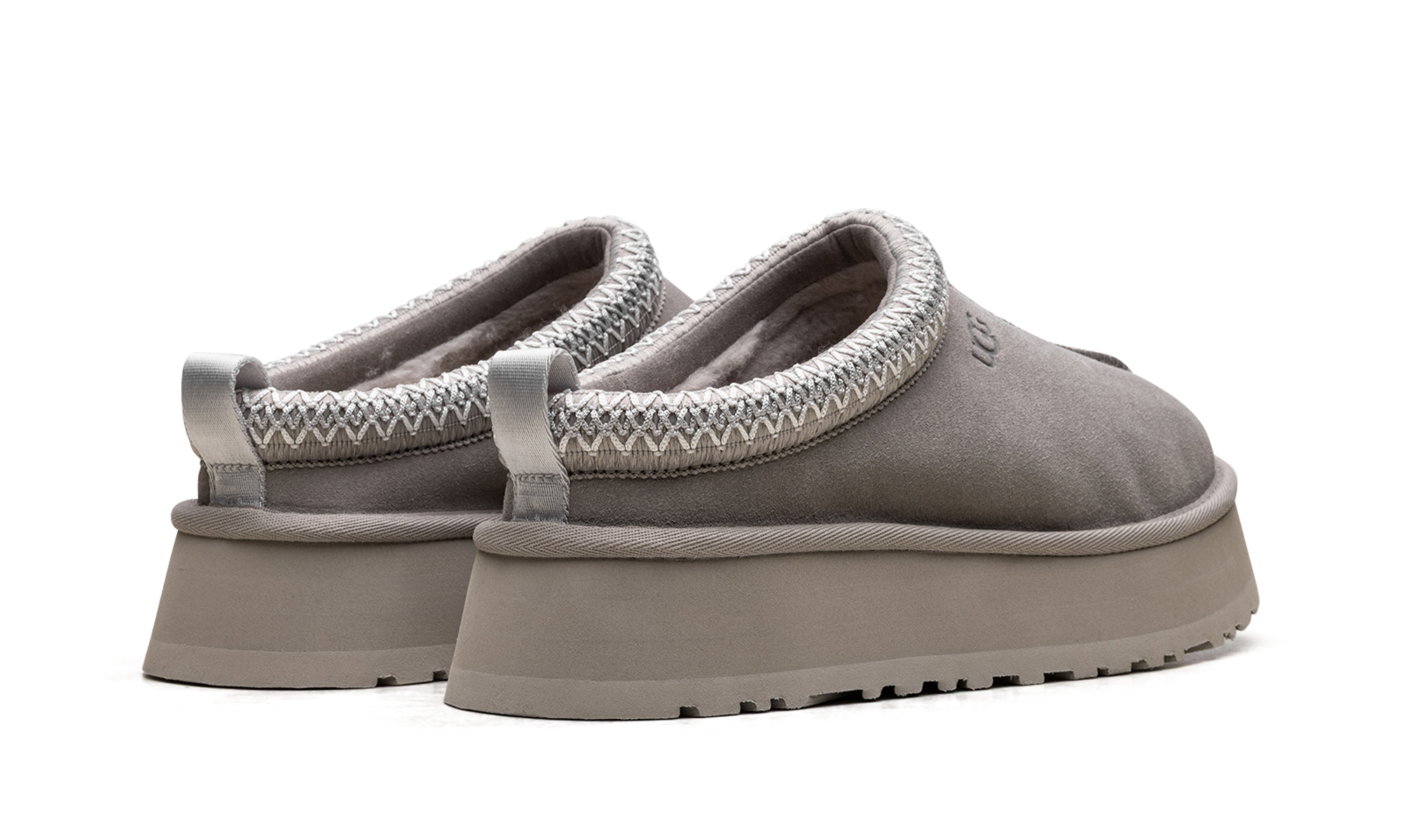 ugg tazz slipper pumice women s+1122553-PMC+diagnol right behind view