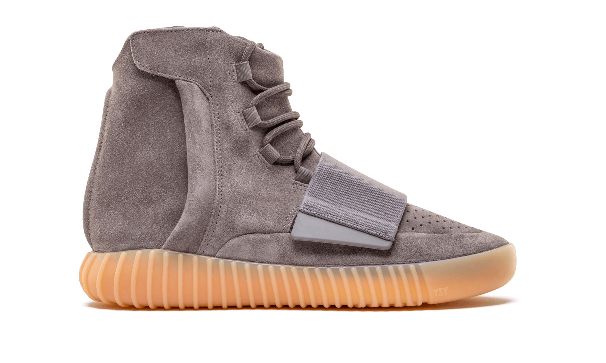 adidas yeezy boost 750 light grey glow in the dark+BB1840+diagnol right view