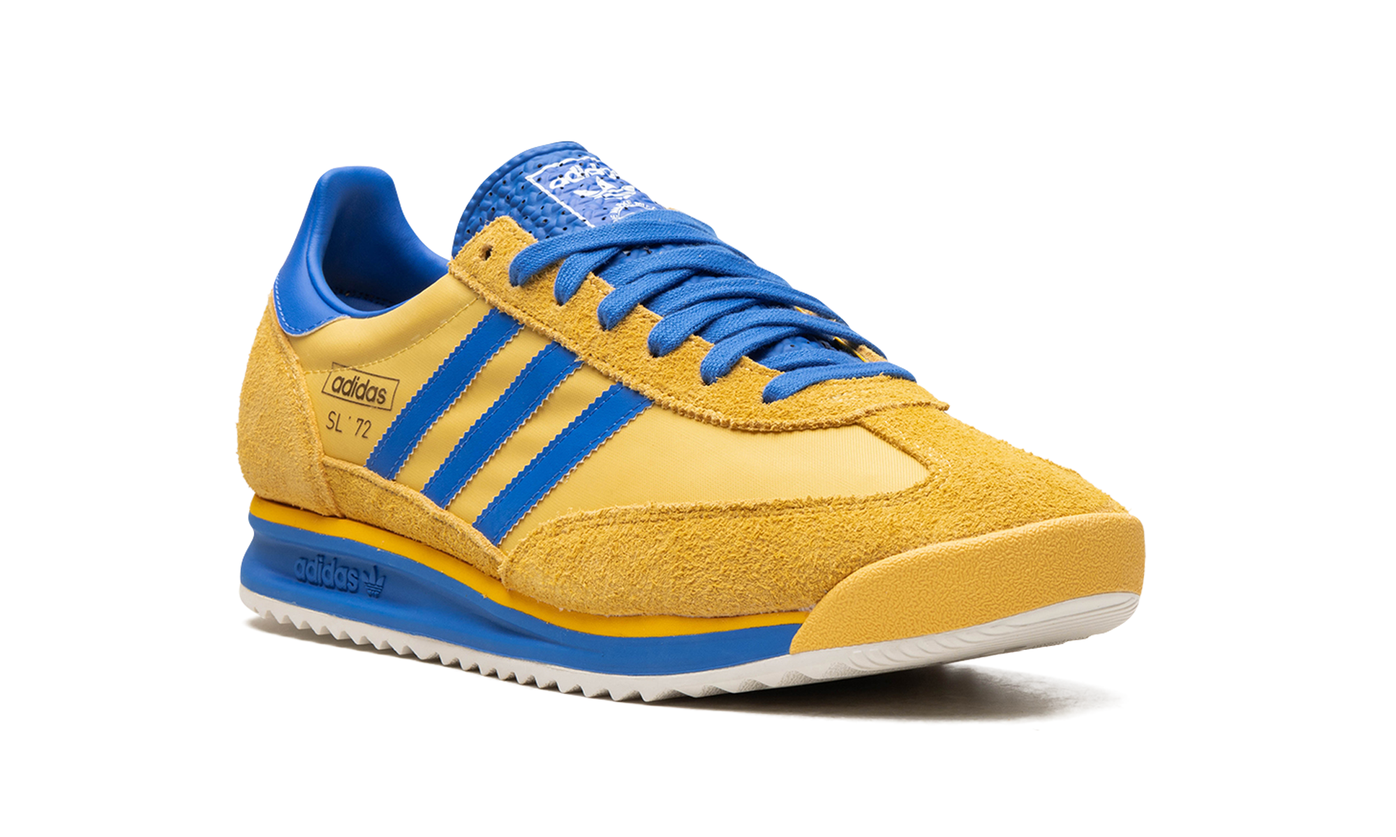 adidas sl 72 rs utility yellow bright royal+IE6526+diagnol right view