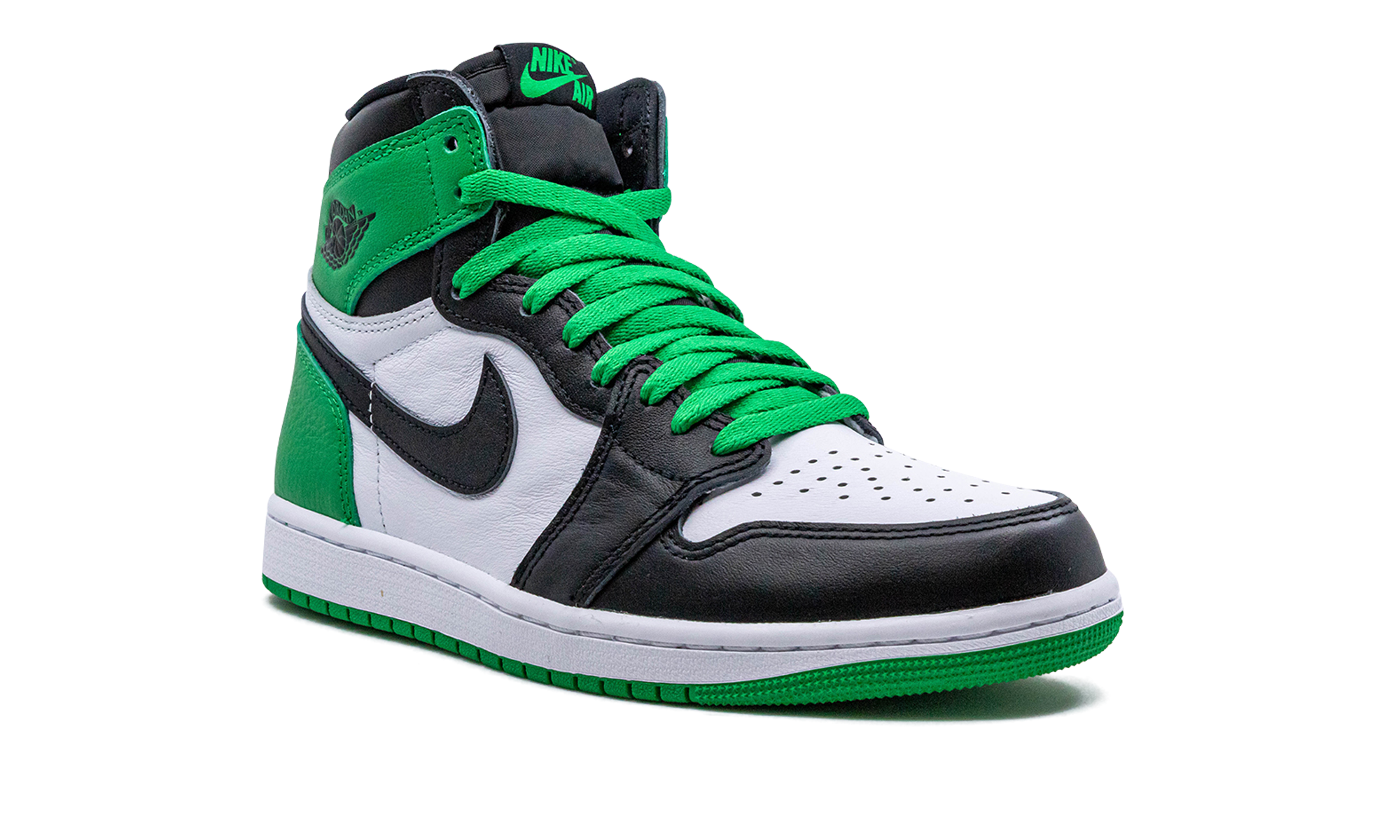 jordan 1 retro high og lucky green+DZ5485-031+diagnol right view