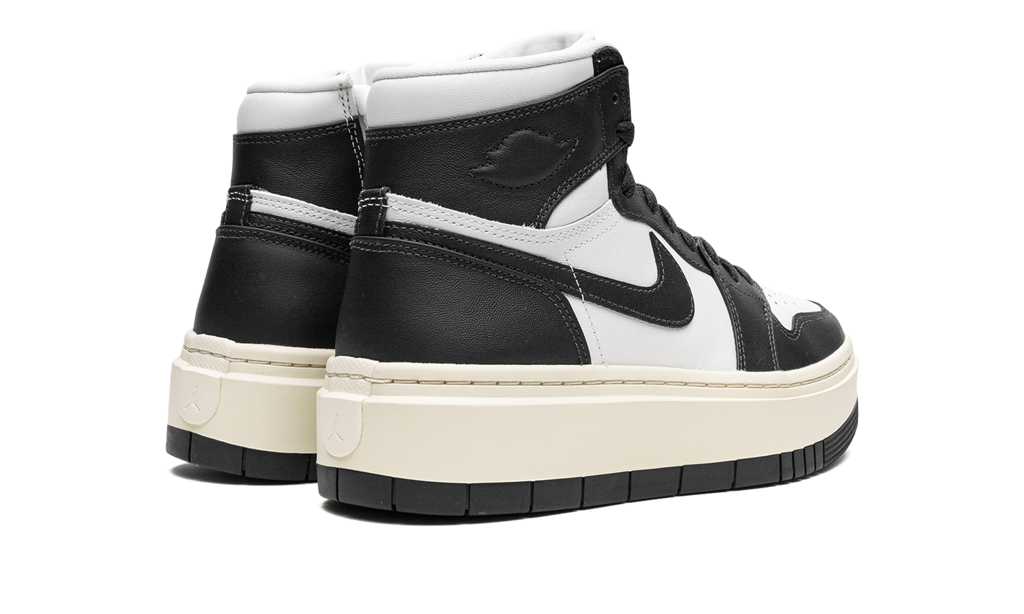 jordan 1 elevate high summit white dark ash women s+DN3253-100+diagnol right behind view