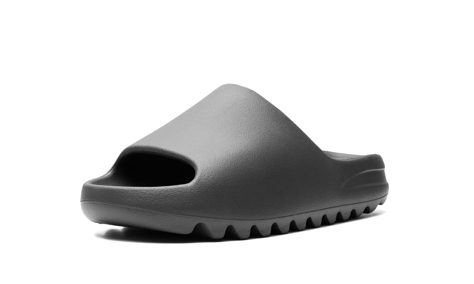 adidas yeezy slide dark onyx+ID5103+left diagnol single view