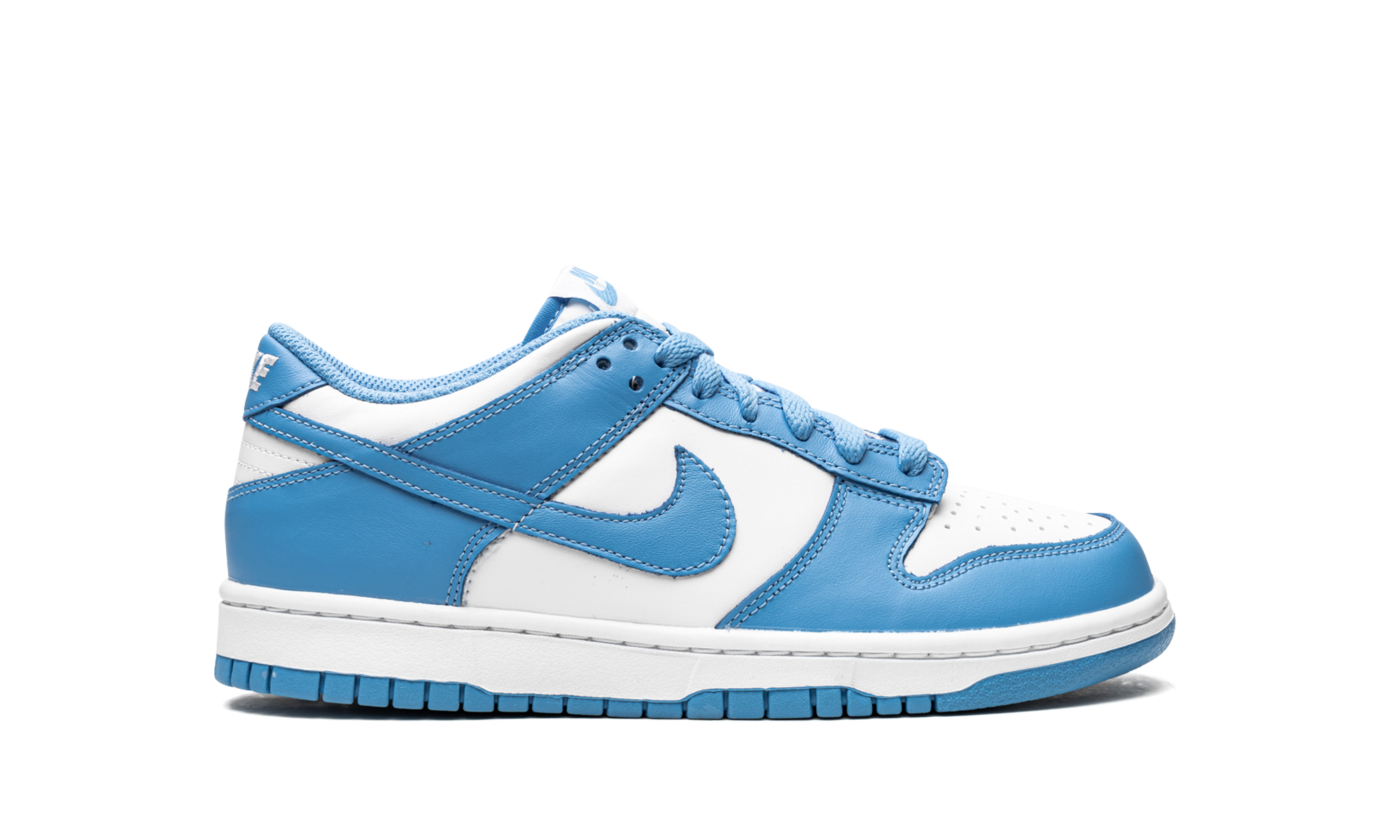 nike dunk low unc gs+CW1590-103+right view