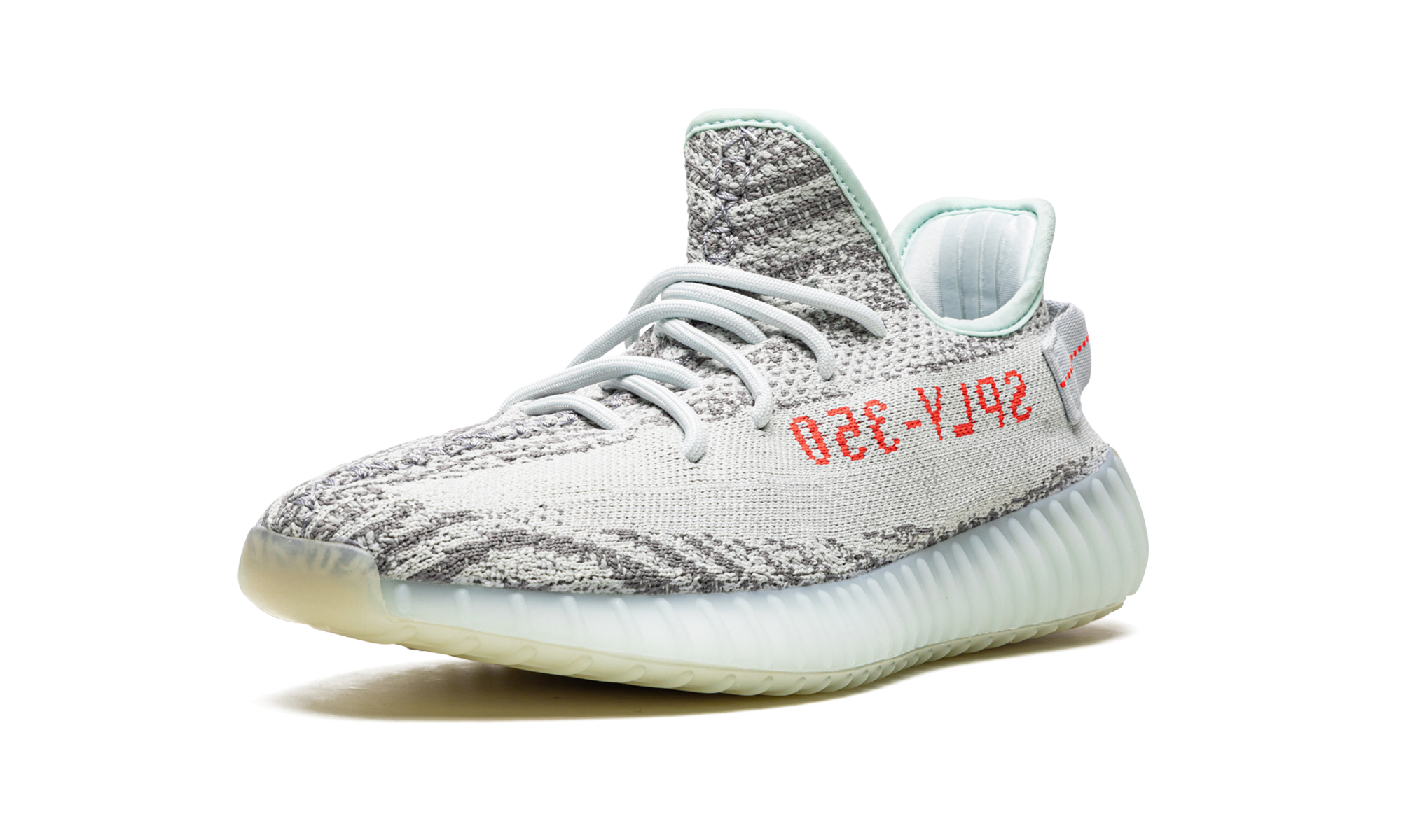 adidas yeezy boost 350 v2 blue tint+B37571+bottom view