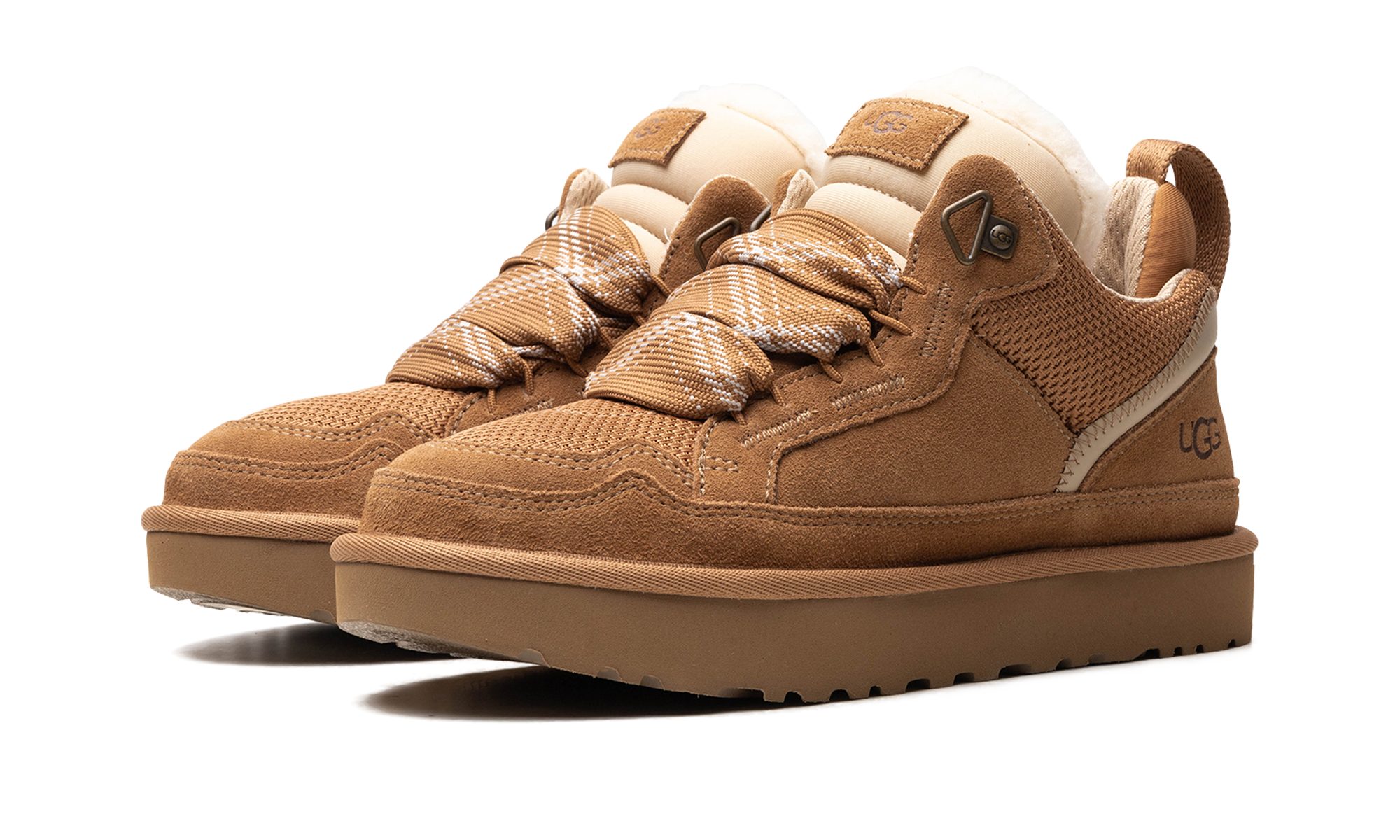 ugg lowmel chestnut women s+1144032-CHE+diagnol left view