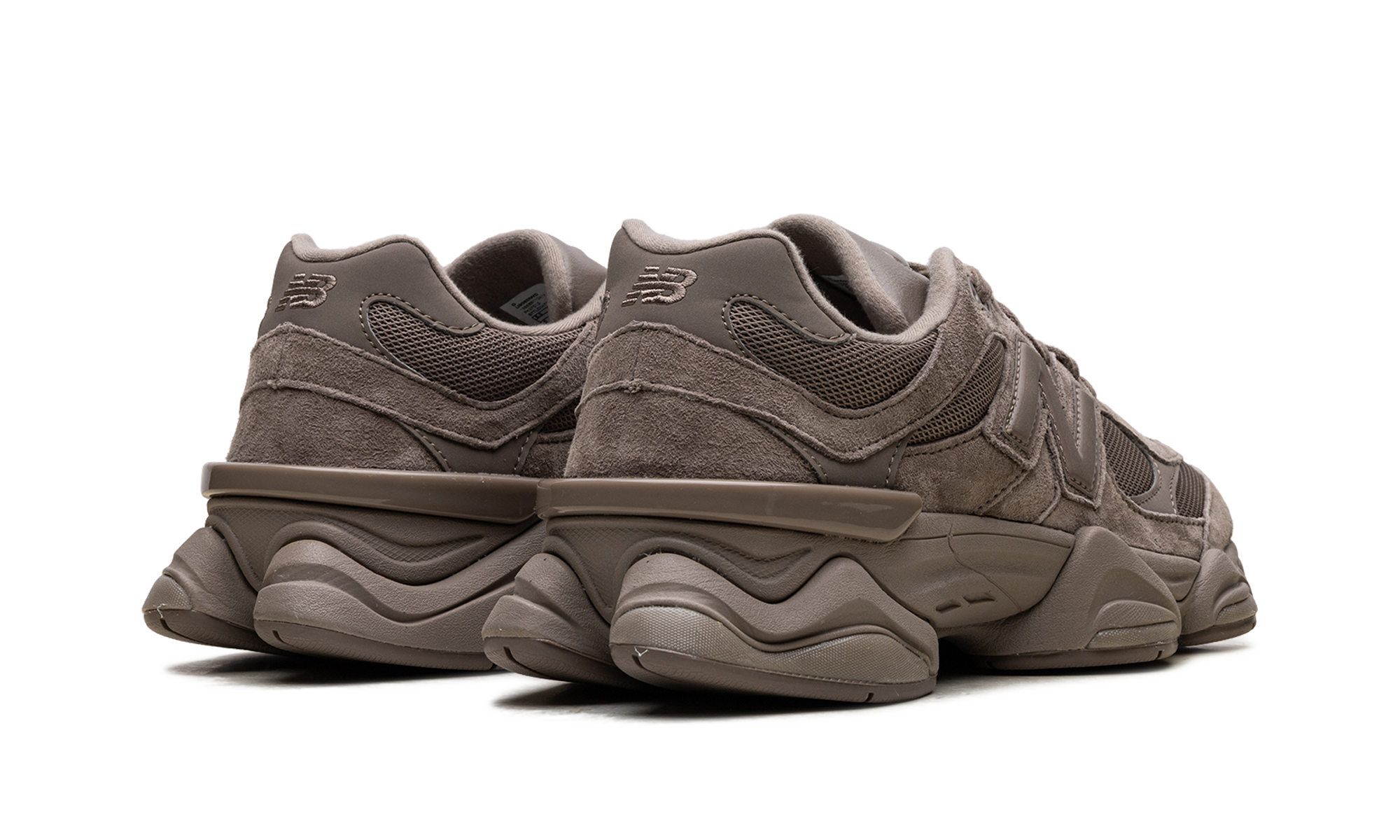 new balance 9060 chestnut+U9060IWD+diagnol right behind view