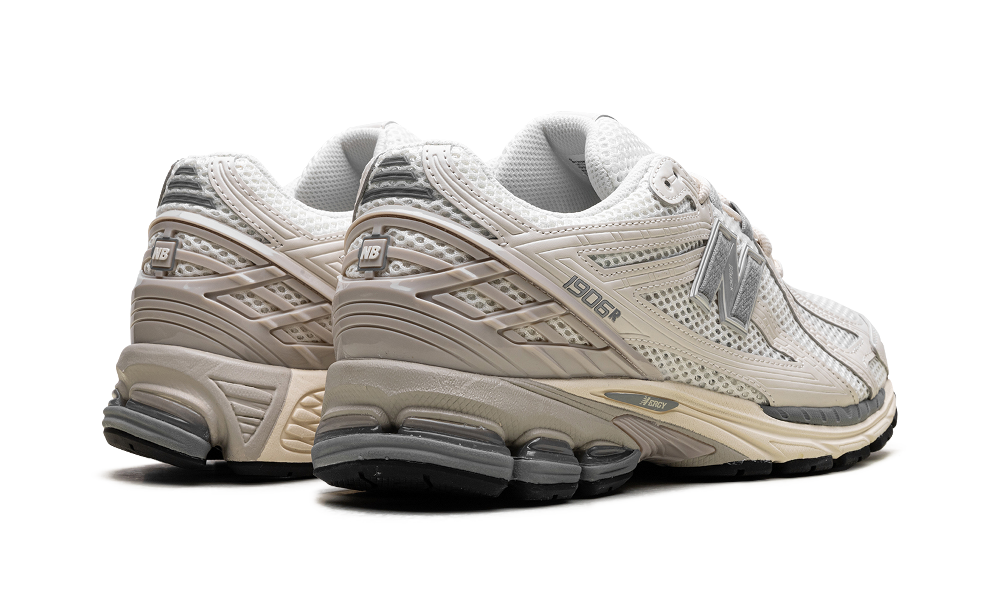 new balance 1906r beige grey+M1906RFI+diagnol right behind view