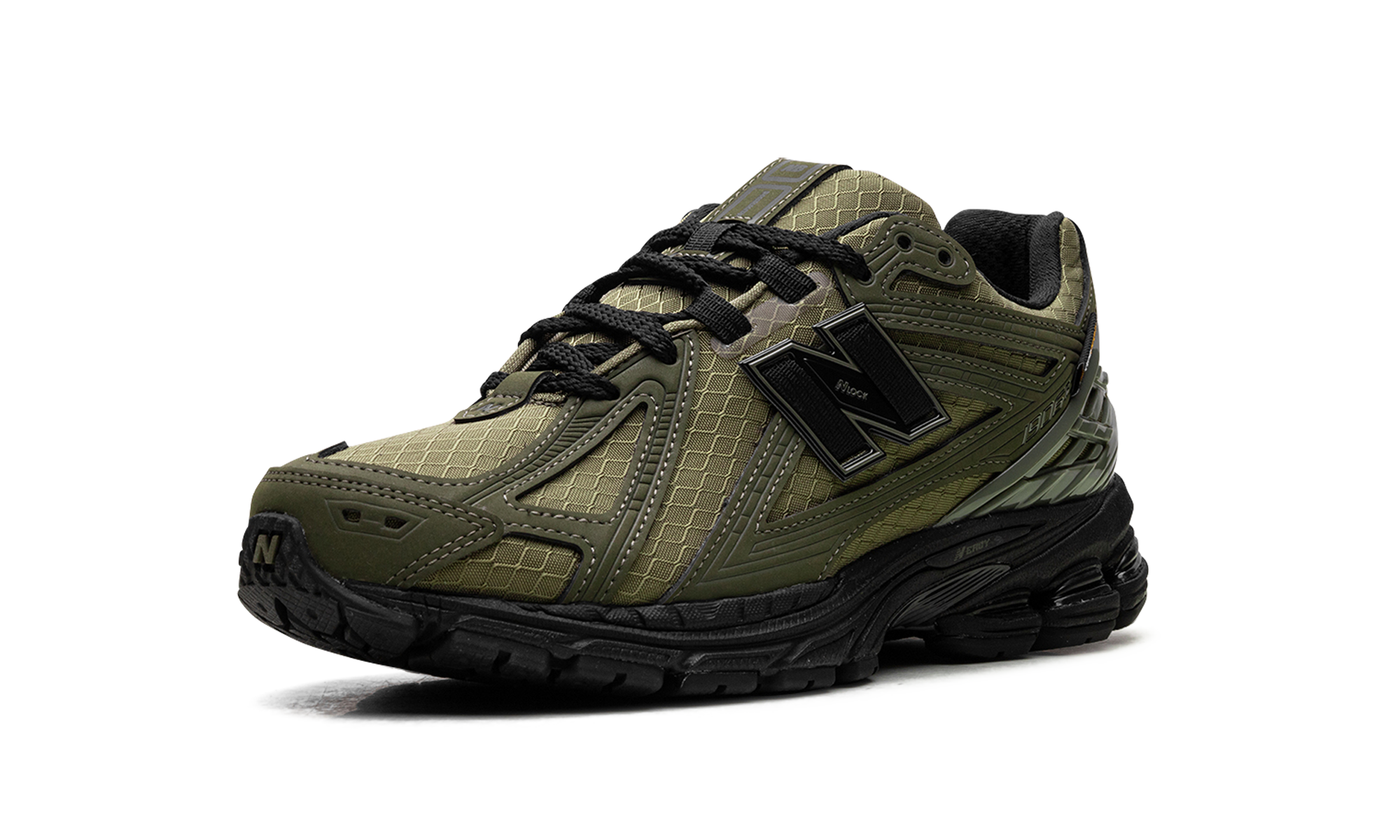 new balance 1906r cordura dark camo green+M1906RWA+left diagnol single view