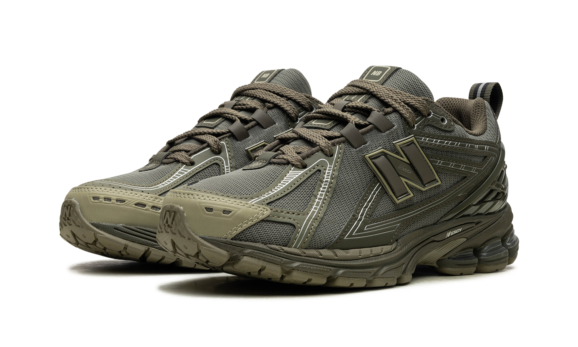 new balance 1906r dark moss+M1906RHB+diagnol left view
