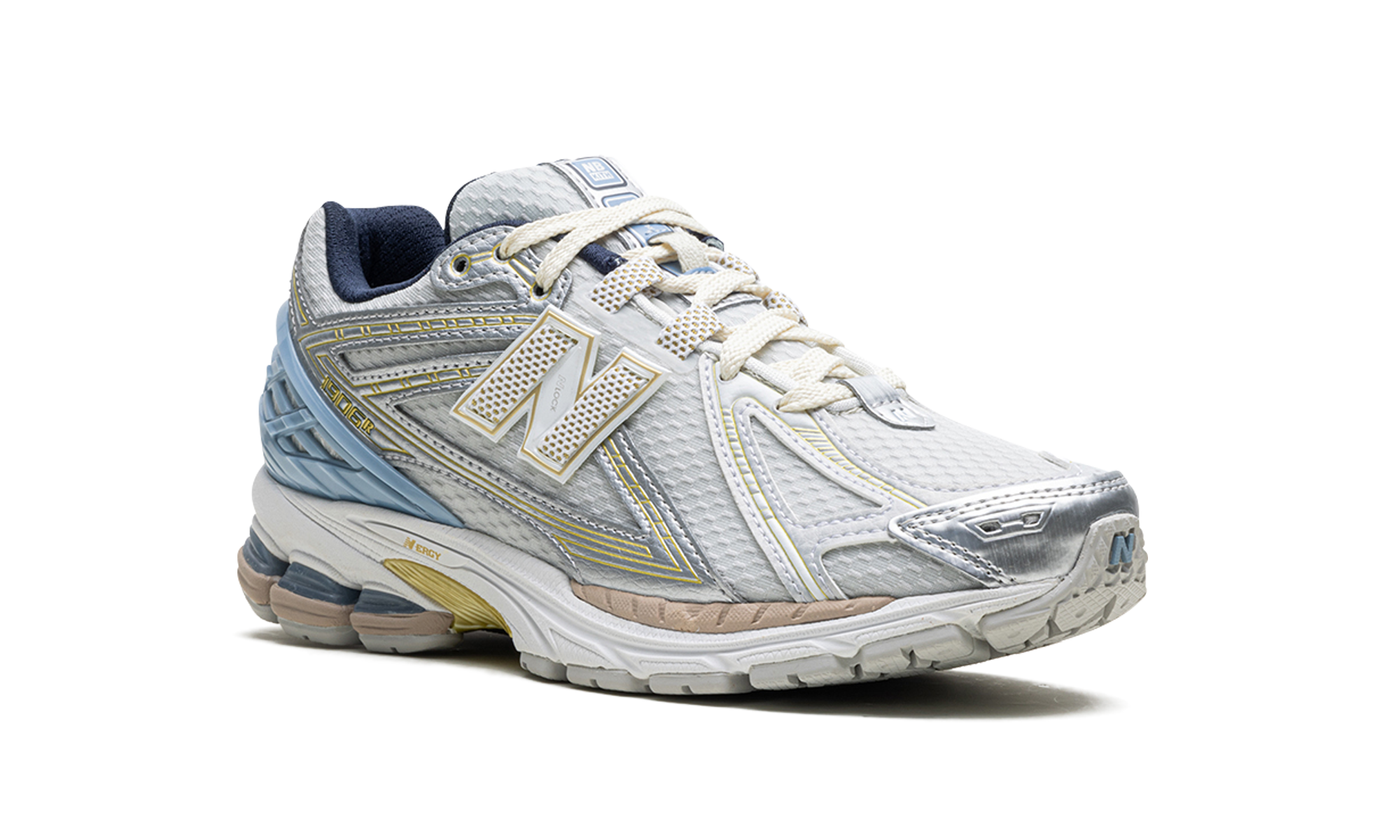 new balance 1906r kith white+M1906RKC+diagnol right view